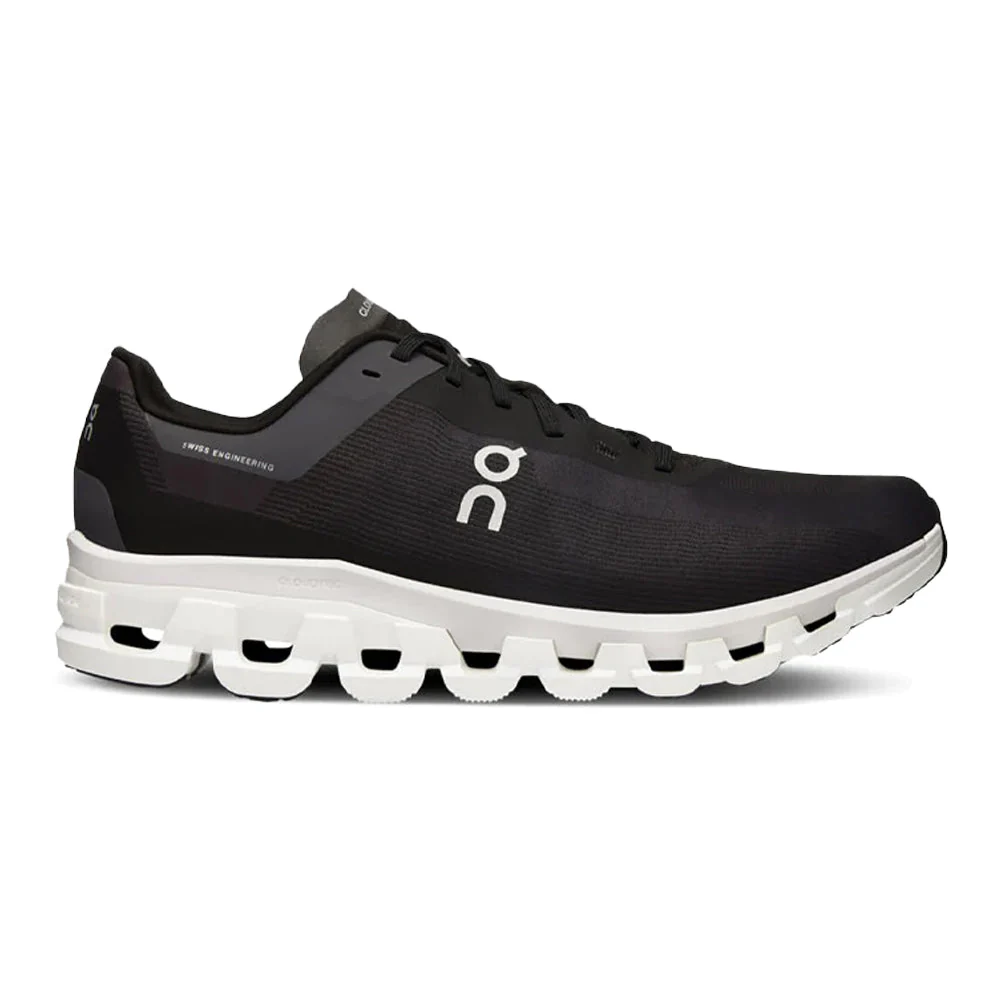 Men's On Cloudflow 4, Black/White, 8.5 D Medium