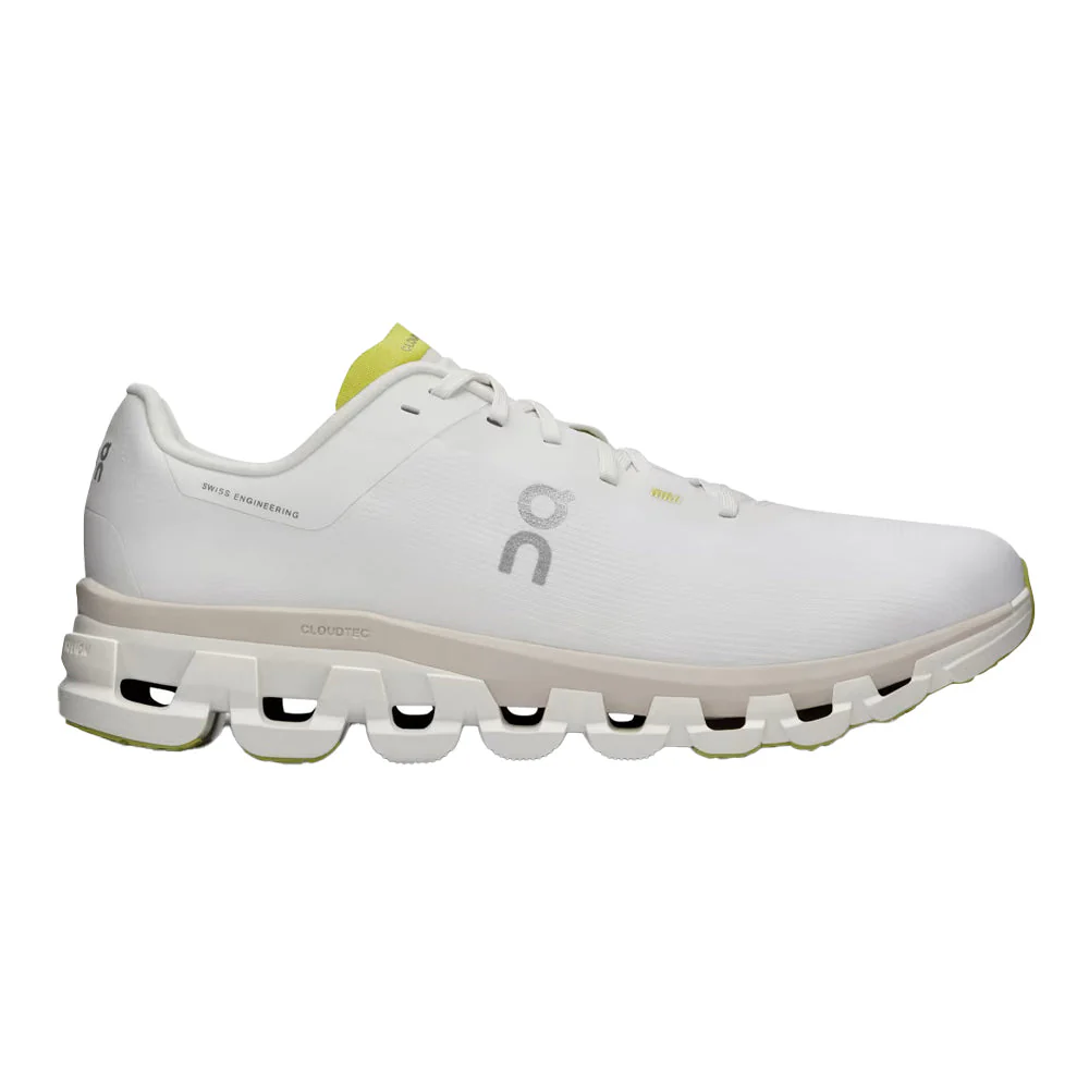 Men's On Cloudflow 4, White/Sand, 10.5 D Medium