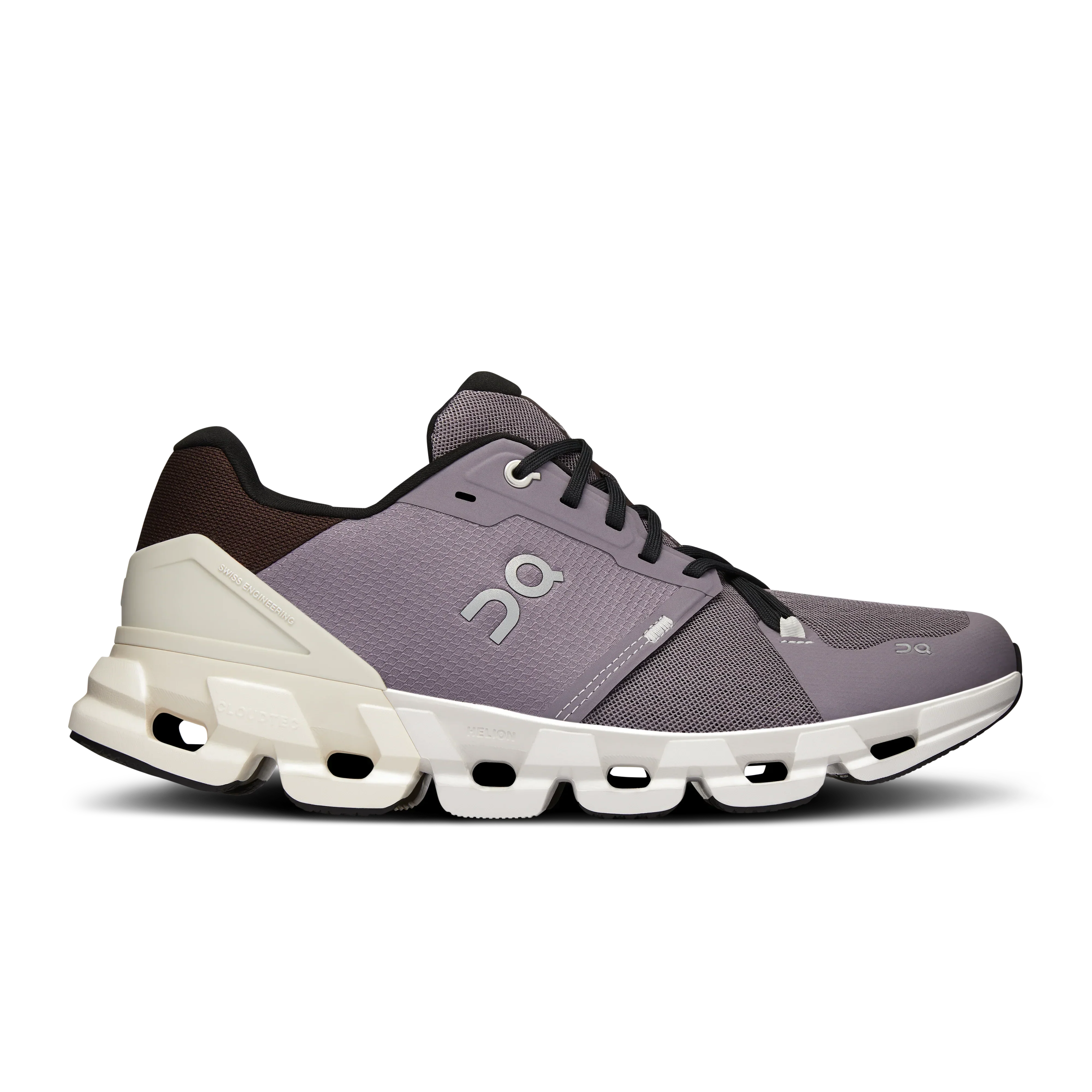 Men's On Cloudflyer 4, Shark/Pearl, 11 D Medium