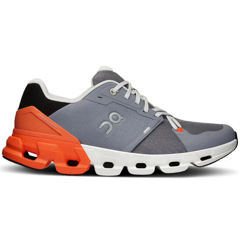 Men's On Cloudflyer 4, Fossil/Flame, 11.5 D Medium