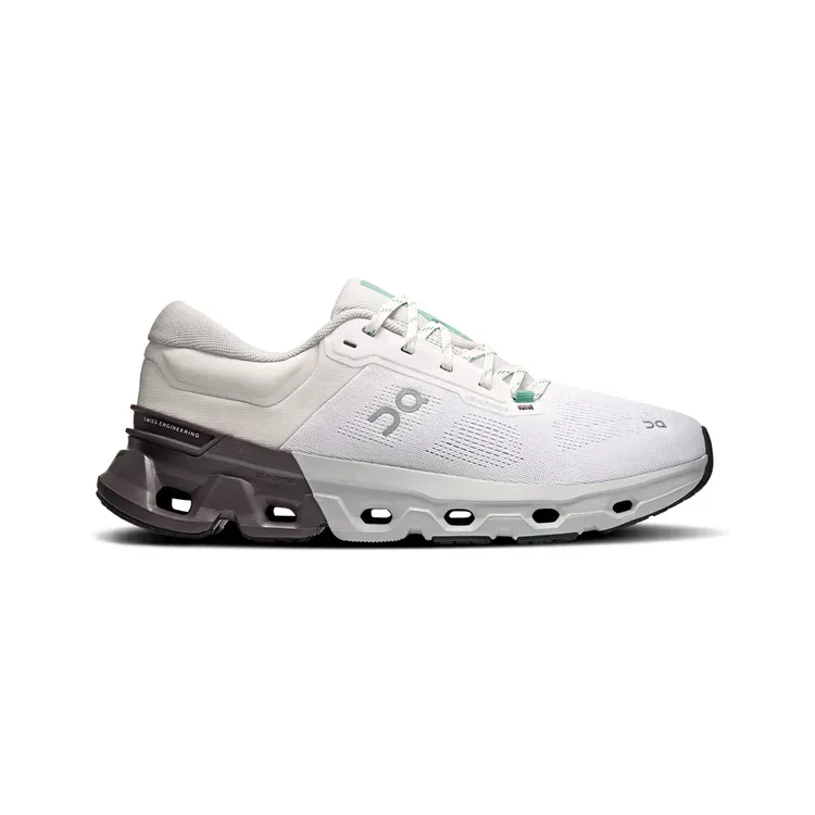 Men's On Cloudflyer 5, White/Pebble, 9.5 D Medium