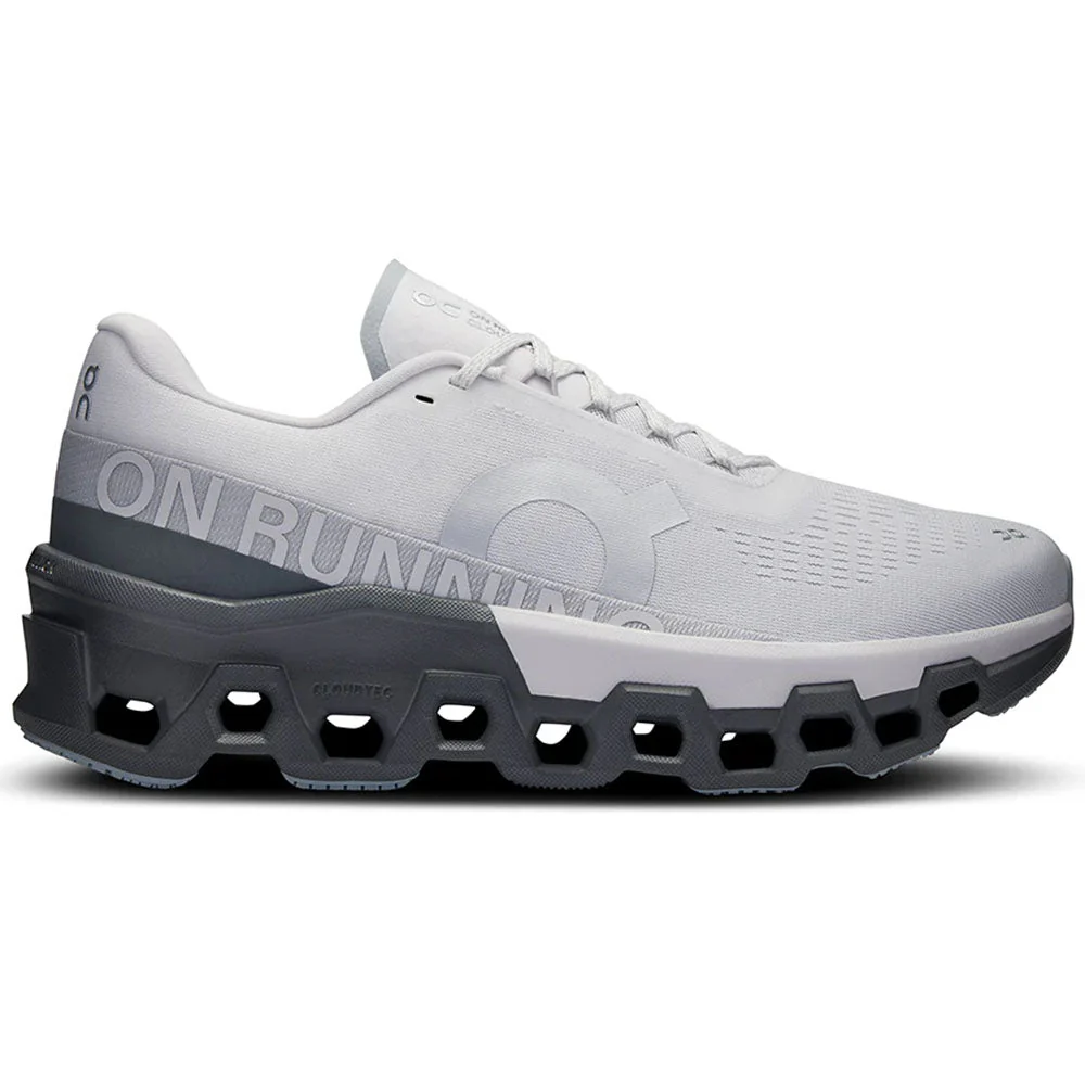 Men's On Cloudmonster 2, Frost/Rock, 7.5 D Medium