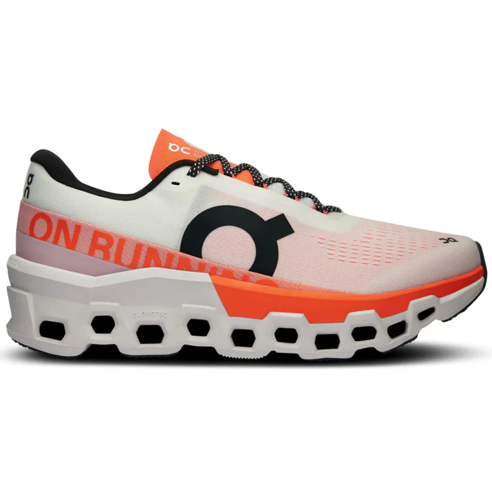 Men's On Cloudmonster 2, Undyed/Flame, 9 D Medium