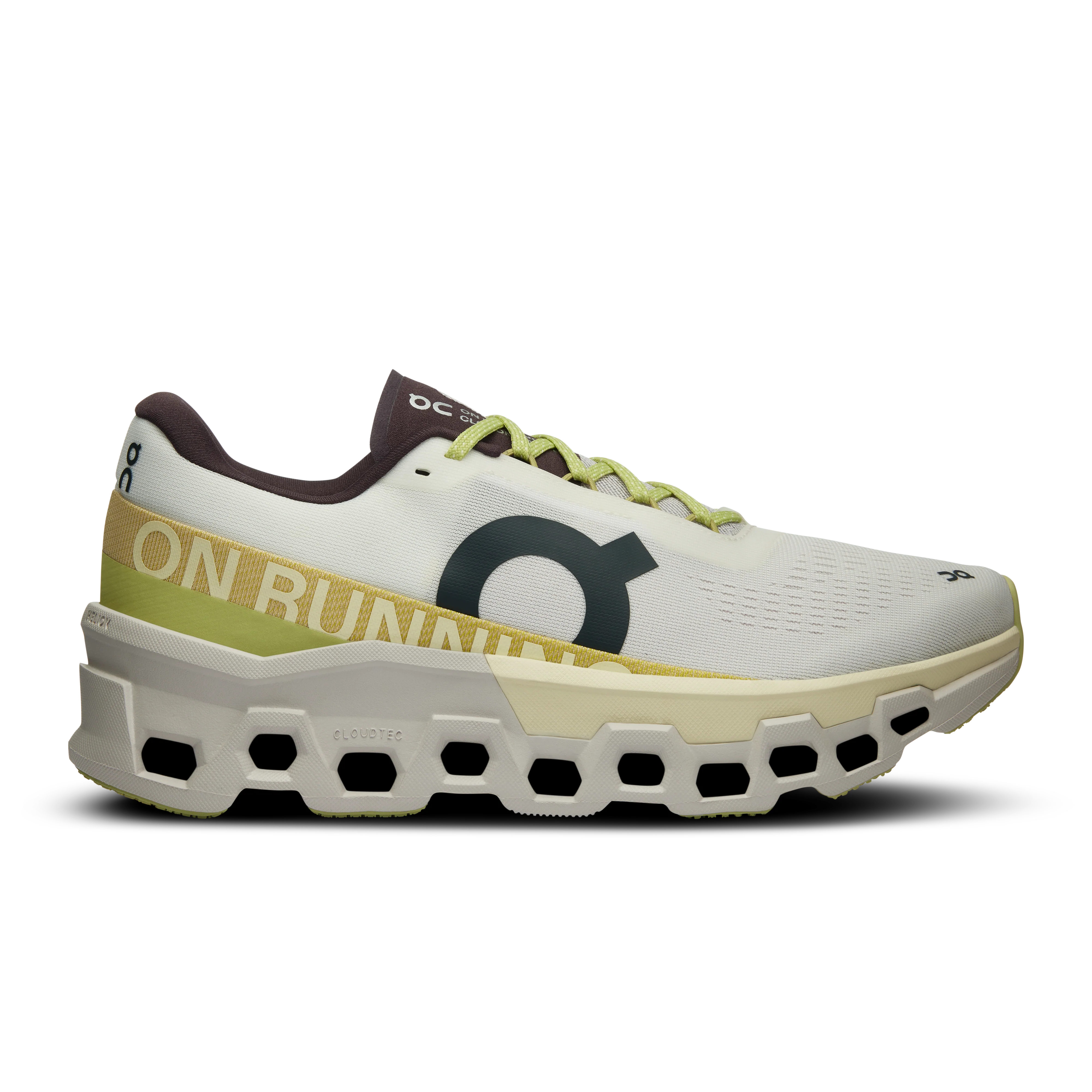 Men's On Cloudmonster 2, Undyed/Zest, 9.5 D Medium