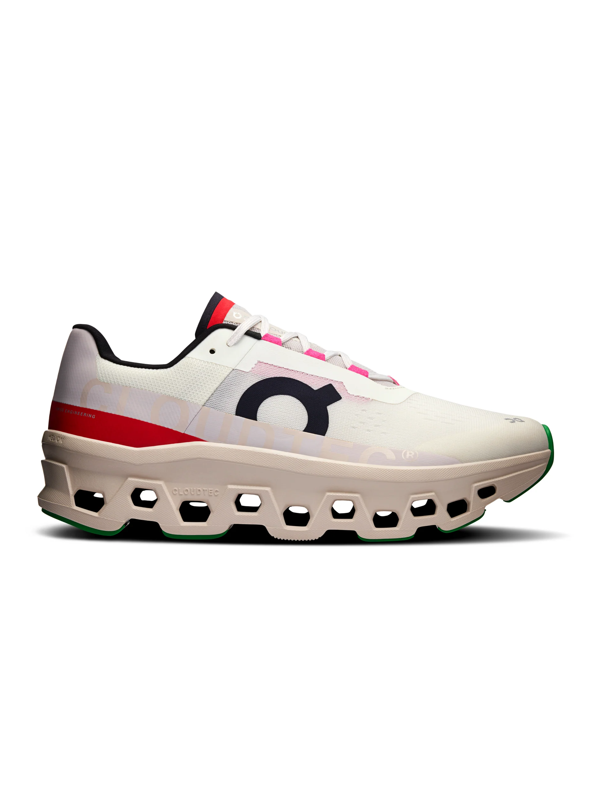 Men's On Cloudmonster, Ivory/Pearl, 7.5 D Medium
