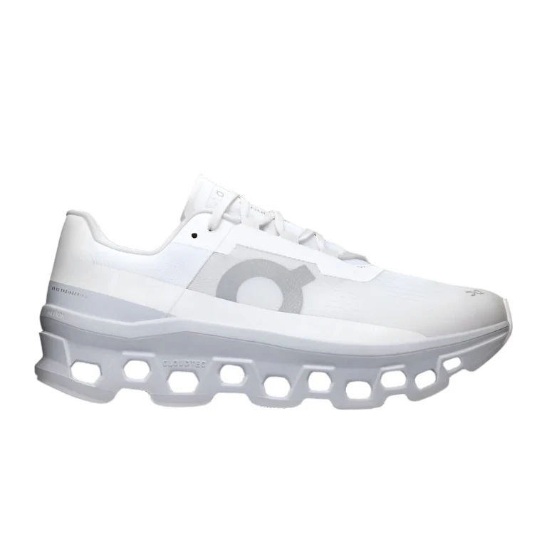 Men's On Cloudmonster, White/Glacier, 13 D Medium