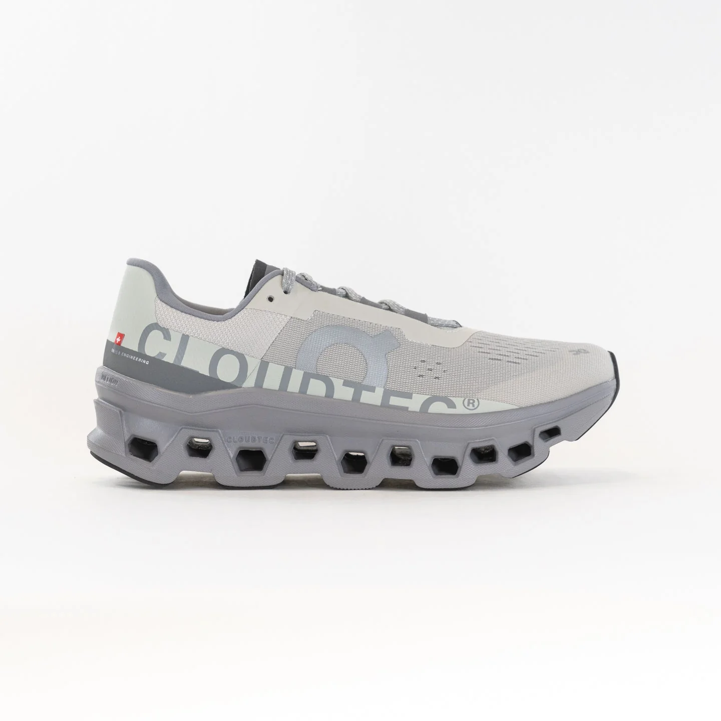 Men's On Cloudmonster, Ice/Alloy, 10.5 D Medium