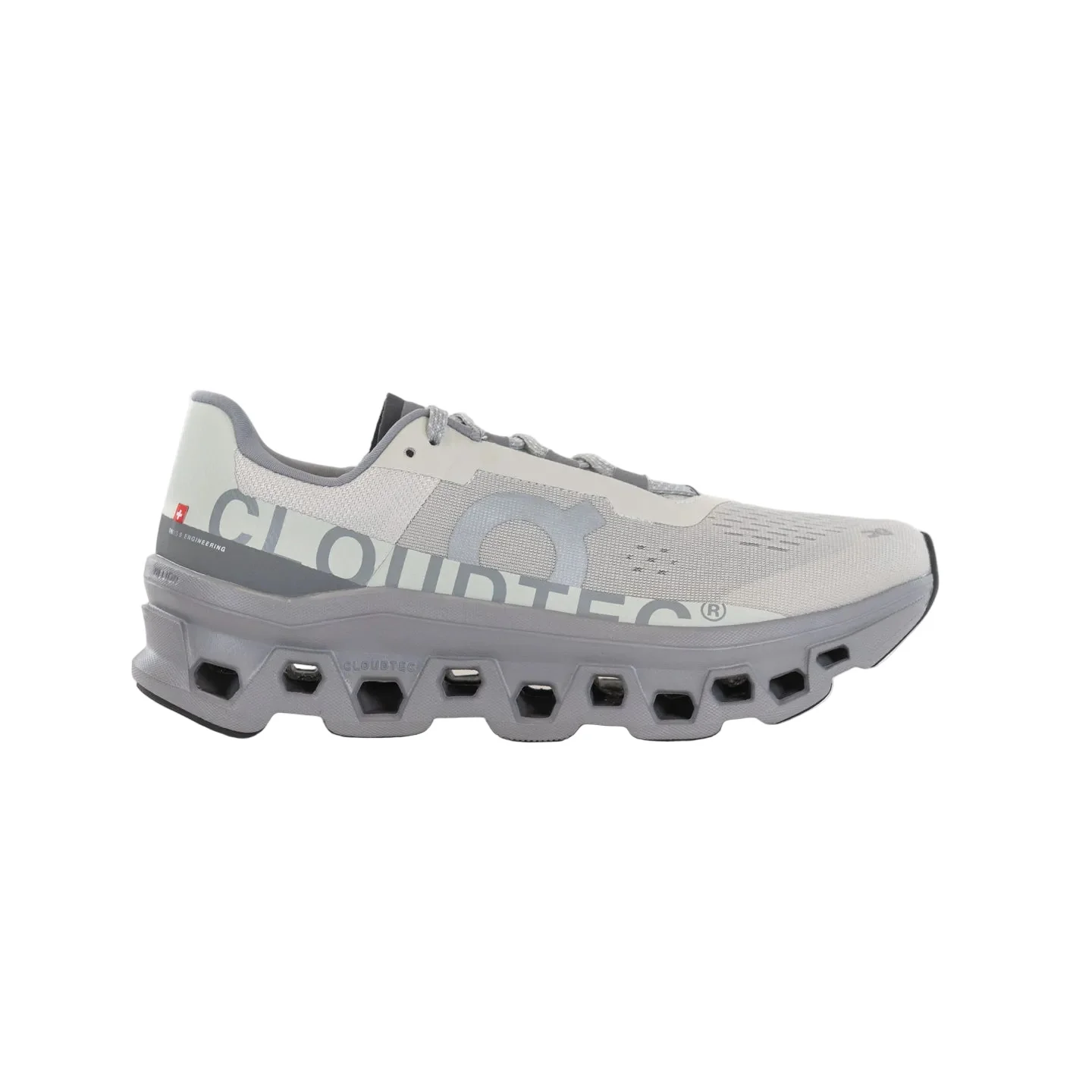 Men's On Cloudmonster, Ice/Alloy, 11 D Medium