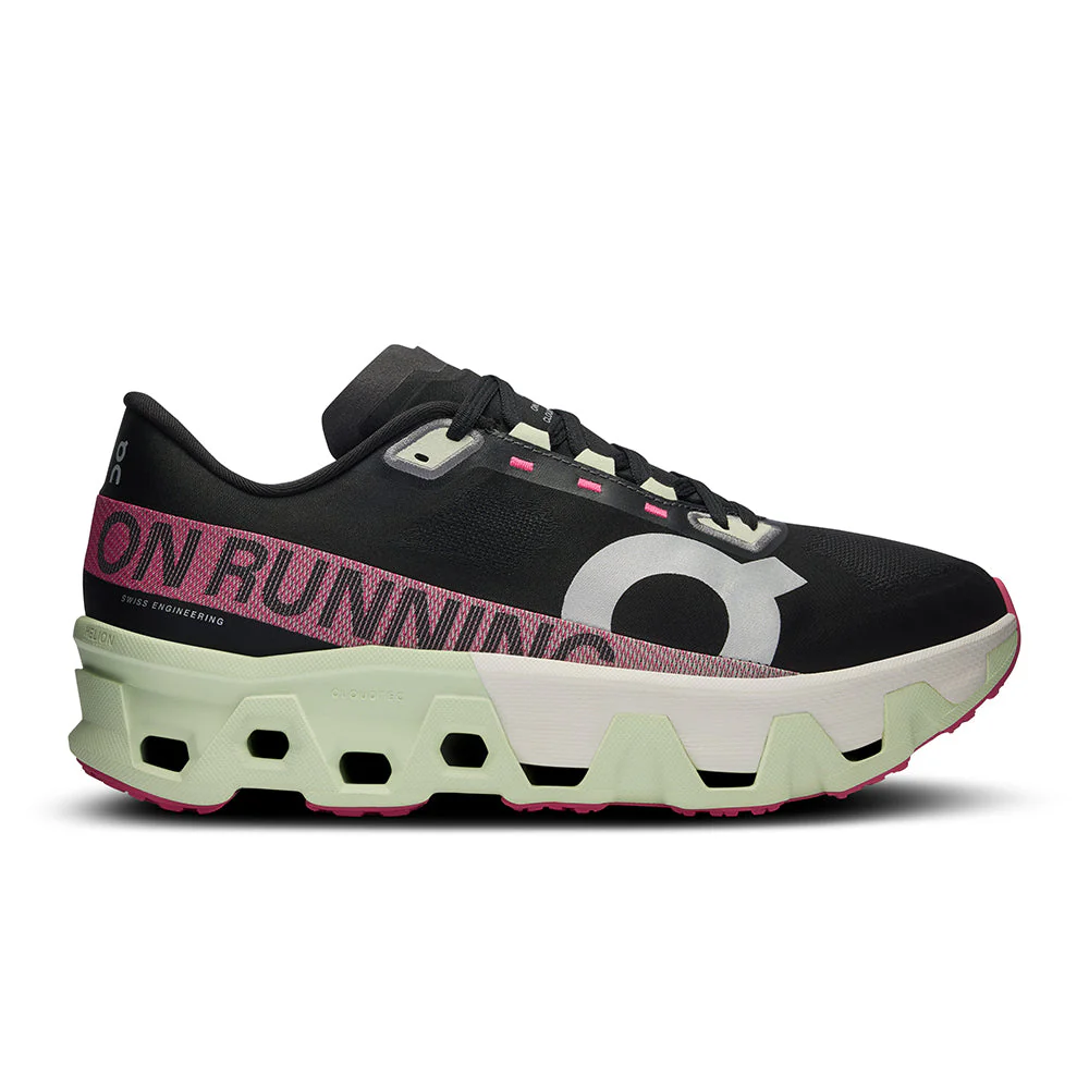 Men's On Cloudmonster Hyper, Black/Lima, 8 D Medium