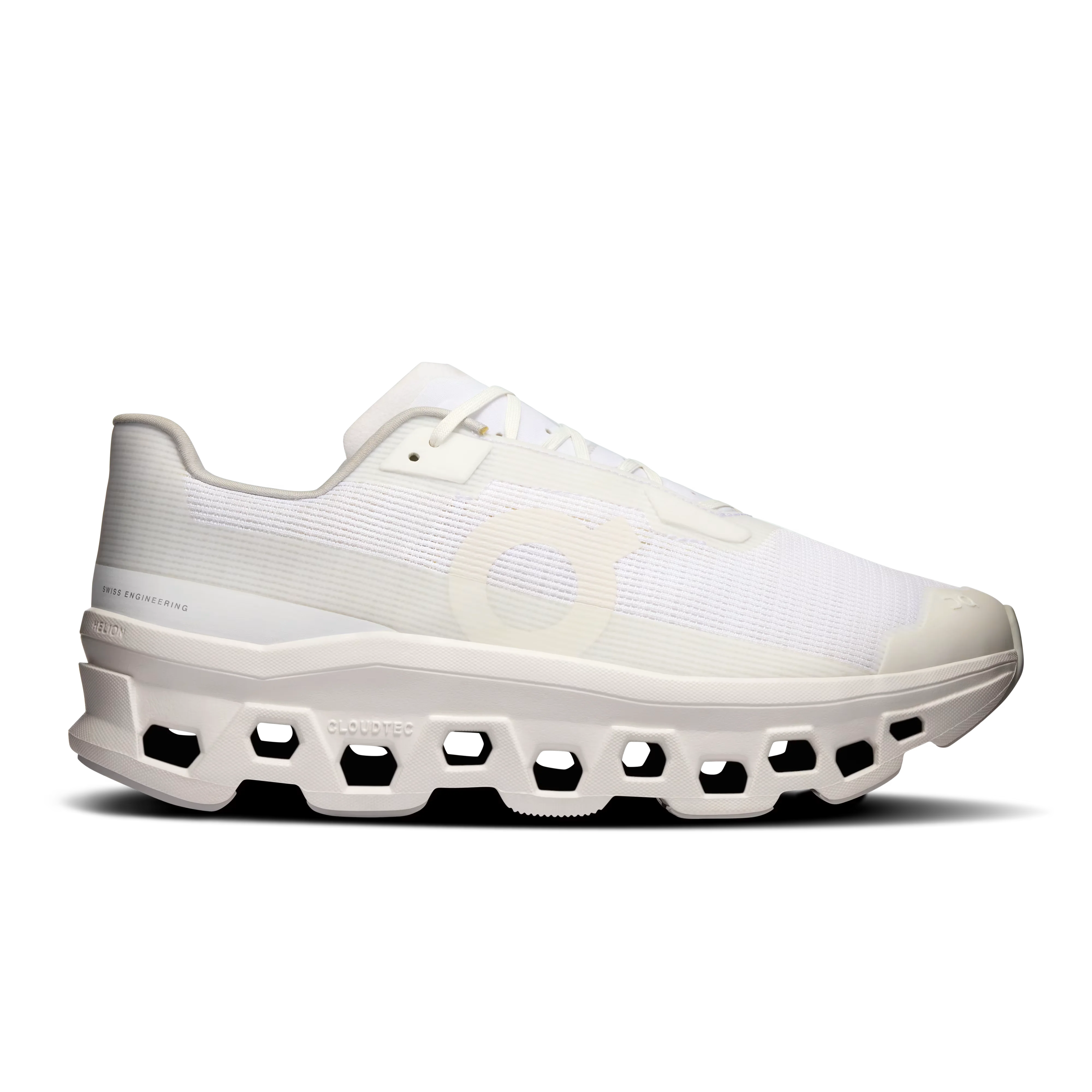 Men's On Cloudmonster Void, White/White, 12 D Medium