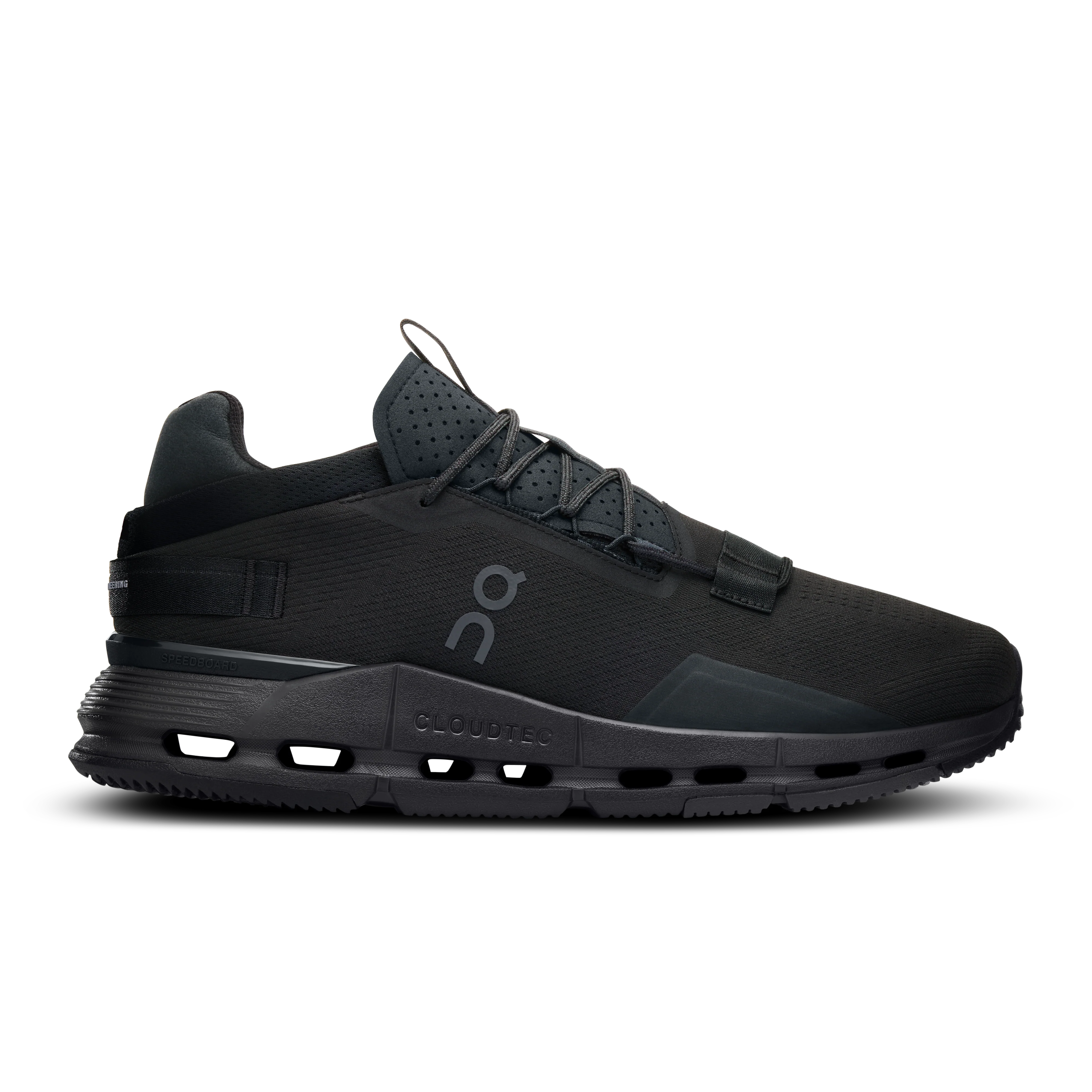 Men's On Cloudnova 2, All Black, 13 D Medium