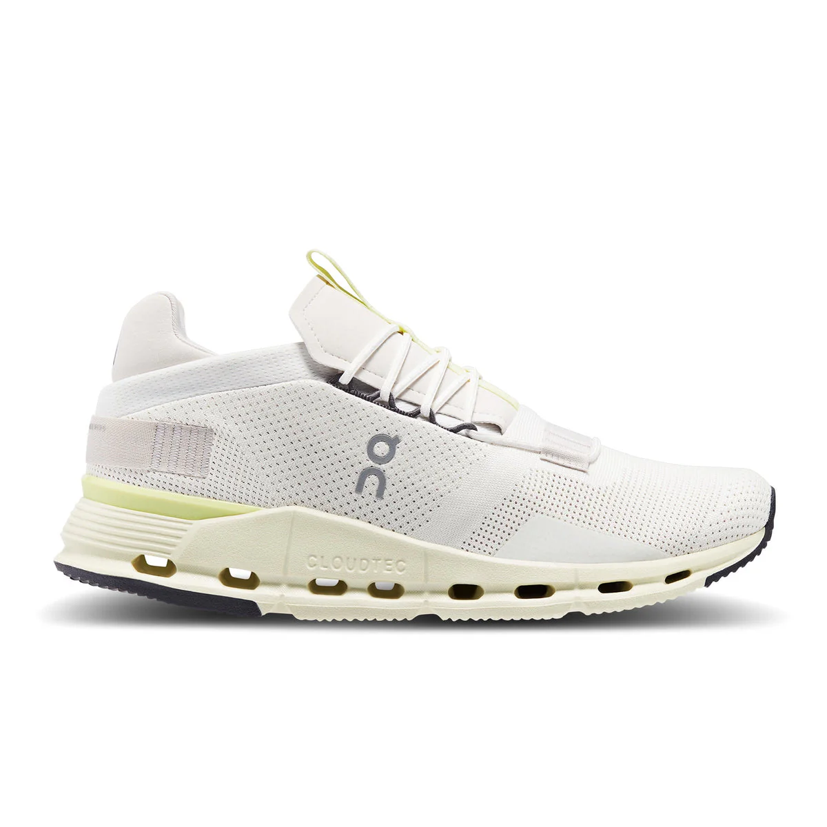 Men's On Cloudnova, Undyed-White/Seedling, 9 D Medium