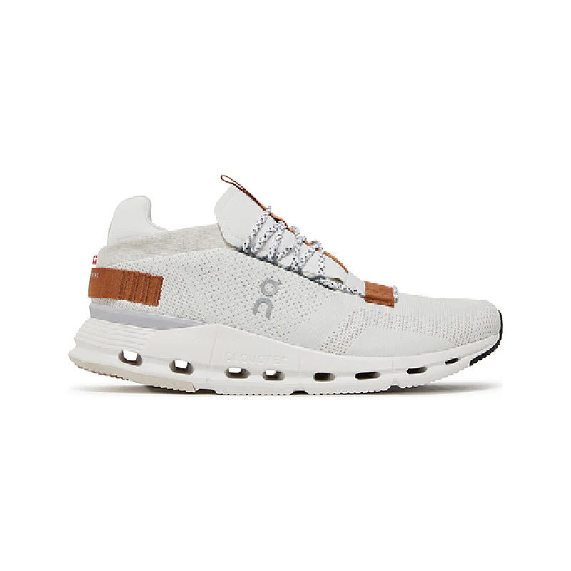 Men's On Cloudnova, White/Pearl, 9 D Medium