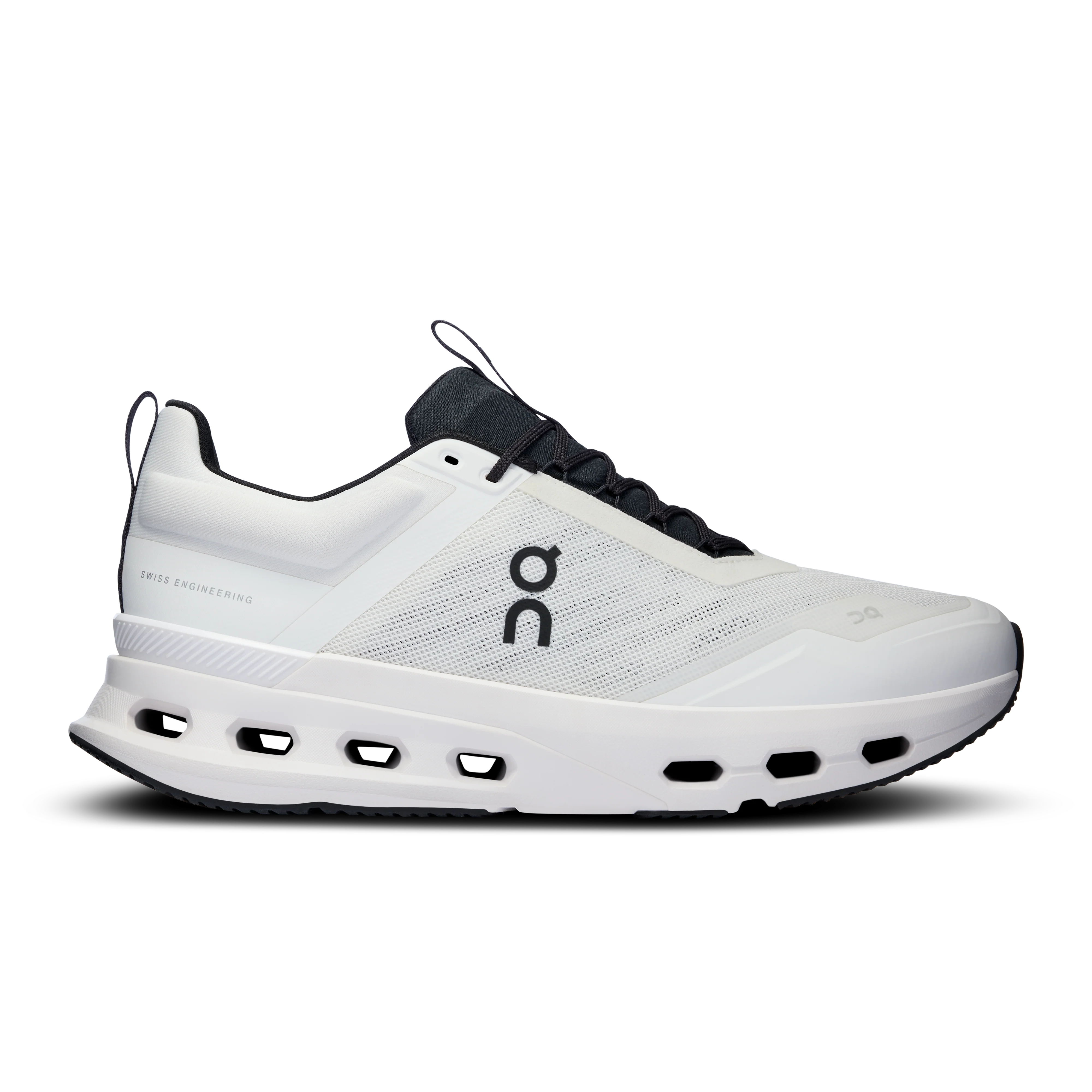 Men's On Cloudnova X, White/Black, 13 D Medium