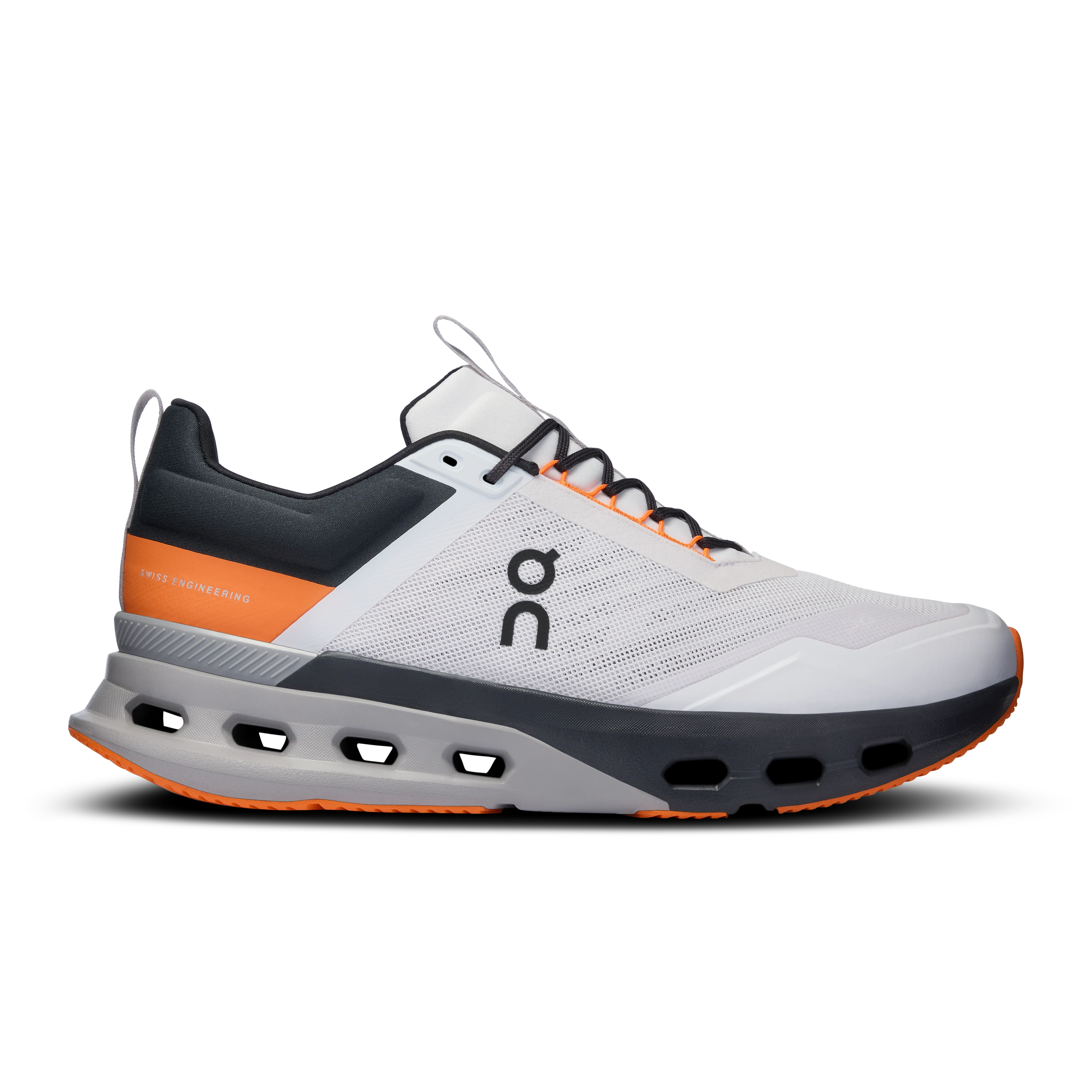 Men's On Cloudnova X, Frost/Orange, 10.5 D Medium