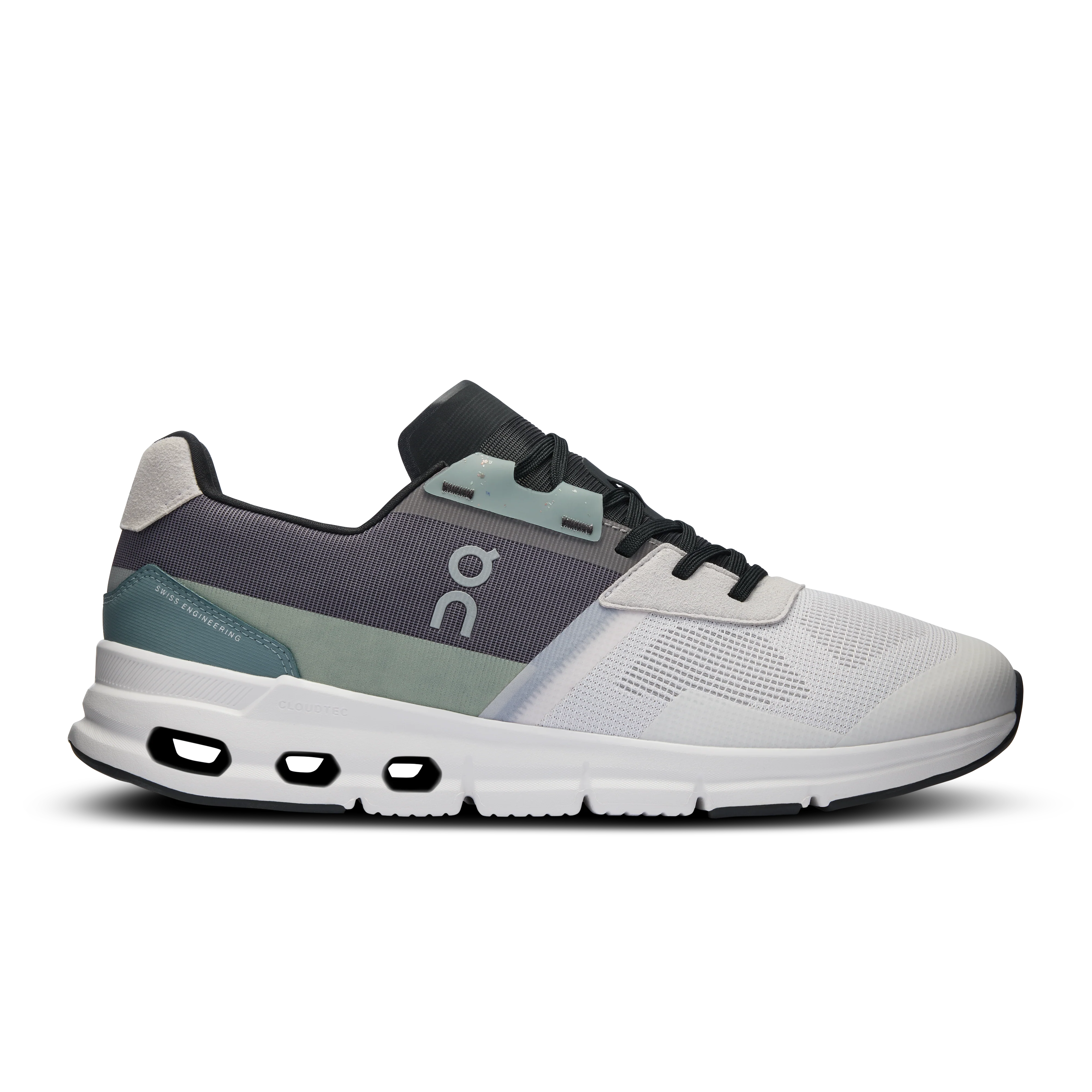 Men's On Cloudrift, White/Asphalt, 9.5 D Medium