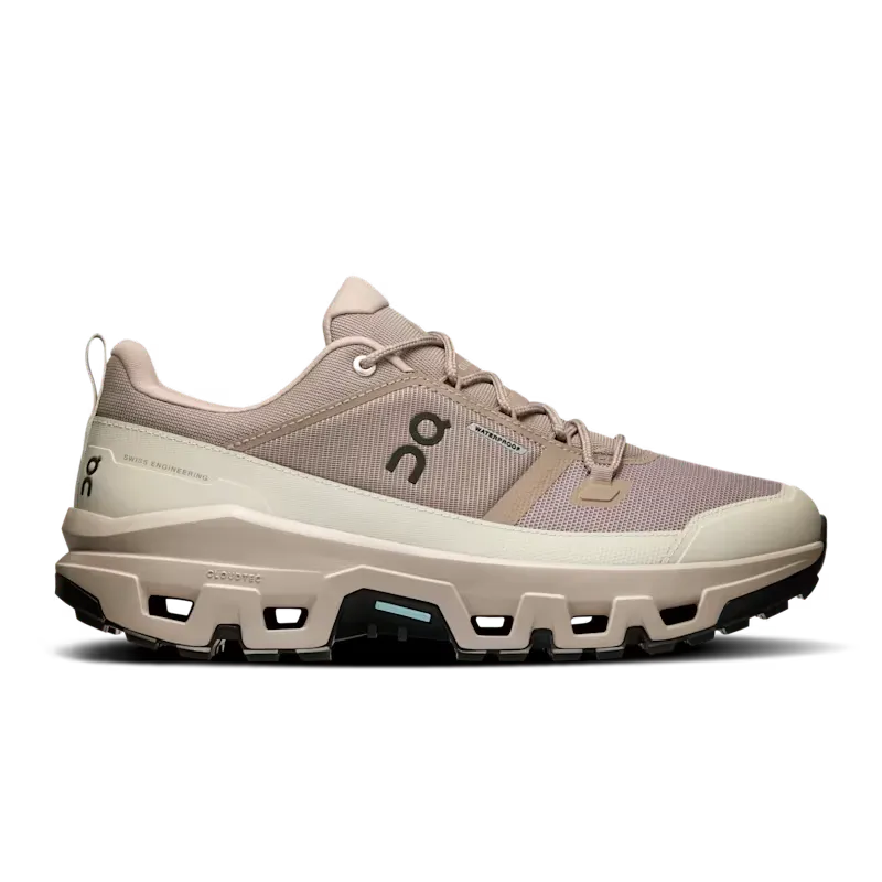 Men's On Cloudrock Low WP, Cinder/Fog, 9 D Medium