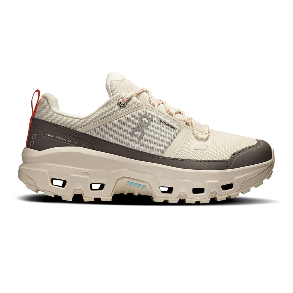Men's On Cloudrock Low WP, Ivory/Ivory, 10.5 D Medium
