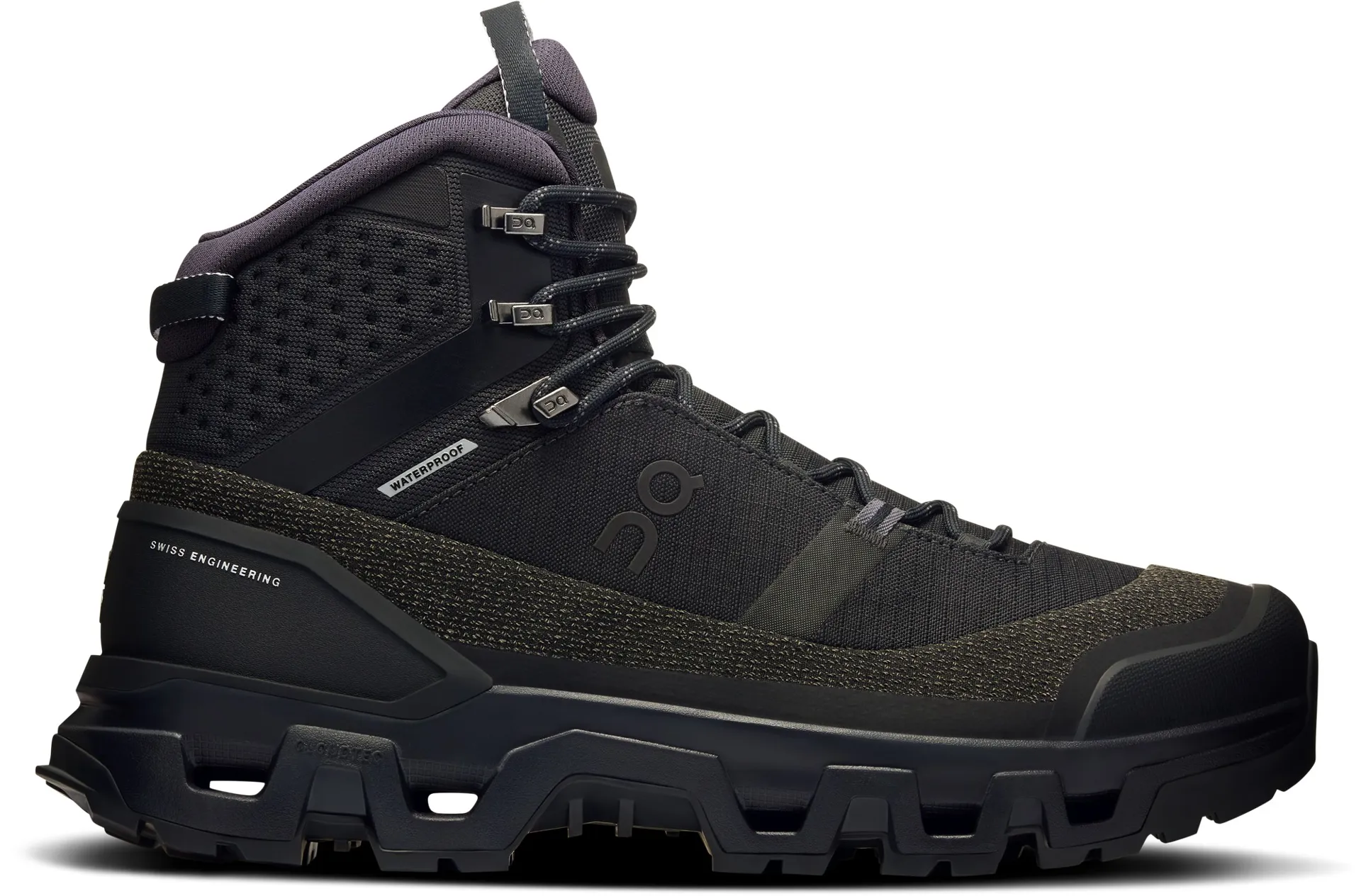 Men's On Cloudrock Trek WP, Black/Black, 9 D Medium