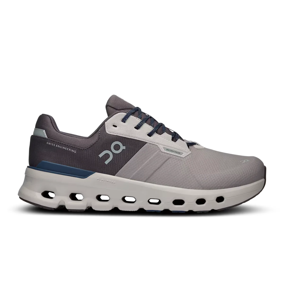 Men's On Cloudrunner 2 Waterproof, Zinc/Midnight, 13 D Medium
