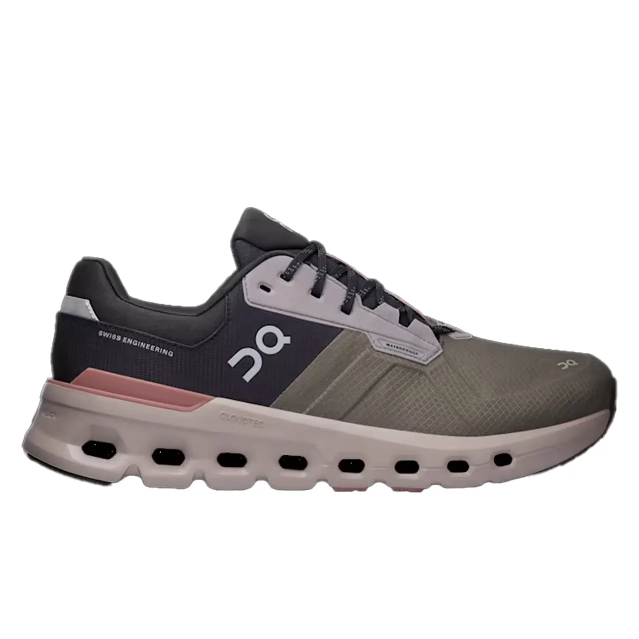 Men's On Cloudrunner 2 Waterproof, Olive/Mahogany, 10.5 D Medium