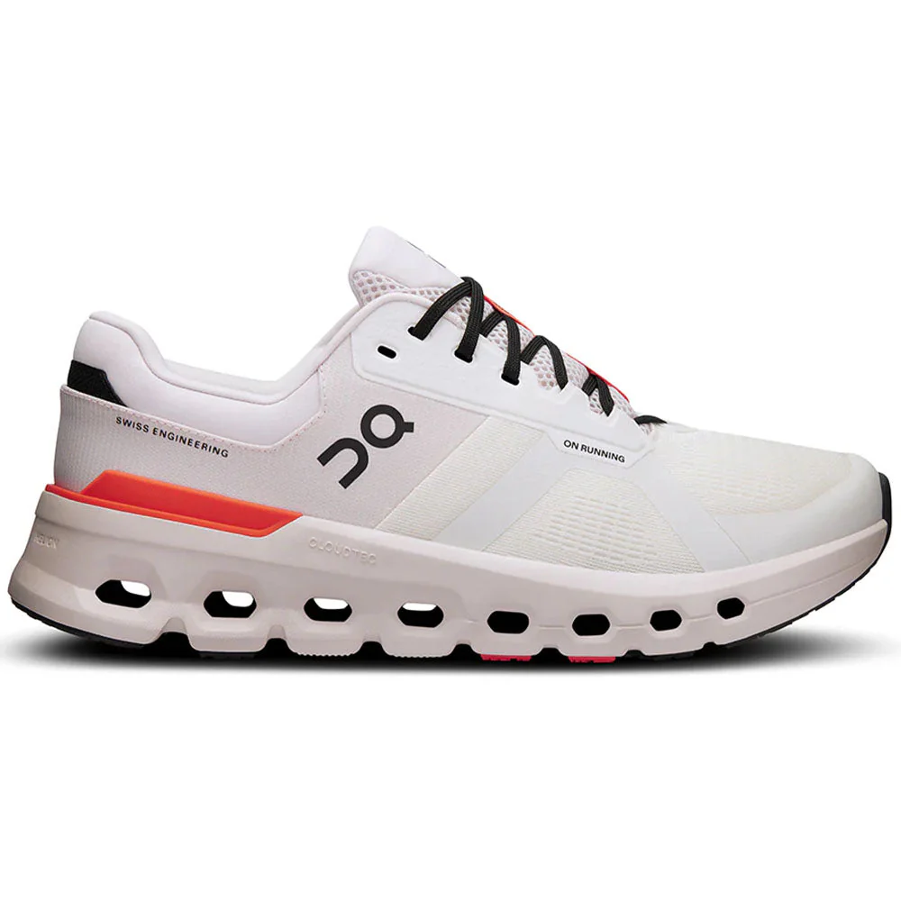Men's On Cloudrunner 2, White/Sand, 11 D Medium