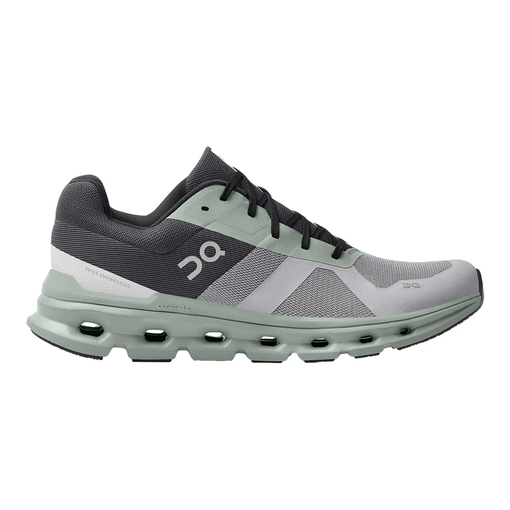 Men's On Cloudrunner, Alloy/Moss, 13 D Medium
