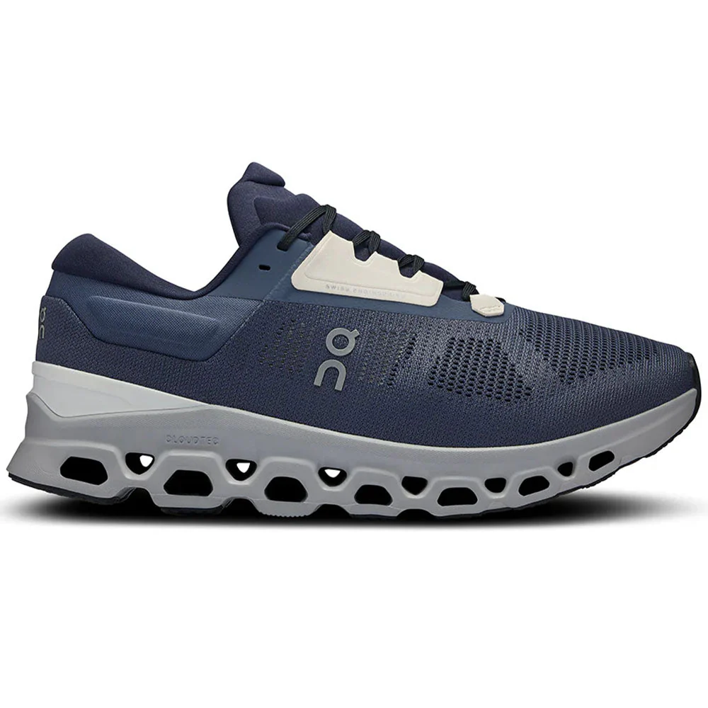 Men's On Cloudstratus 3, Metal/Glacier, 8.5 D Medium