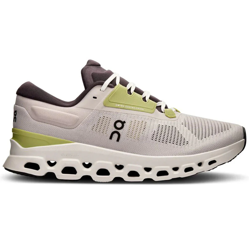 Men's On Cloudstratus 3, Pearl/Ivory, 13 D Medium
