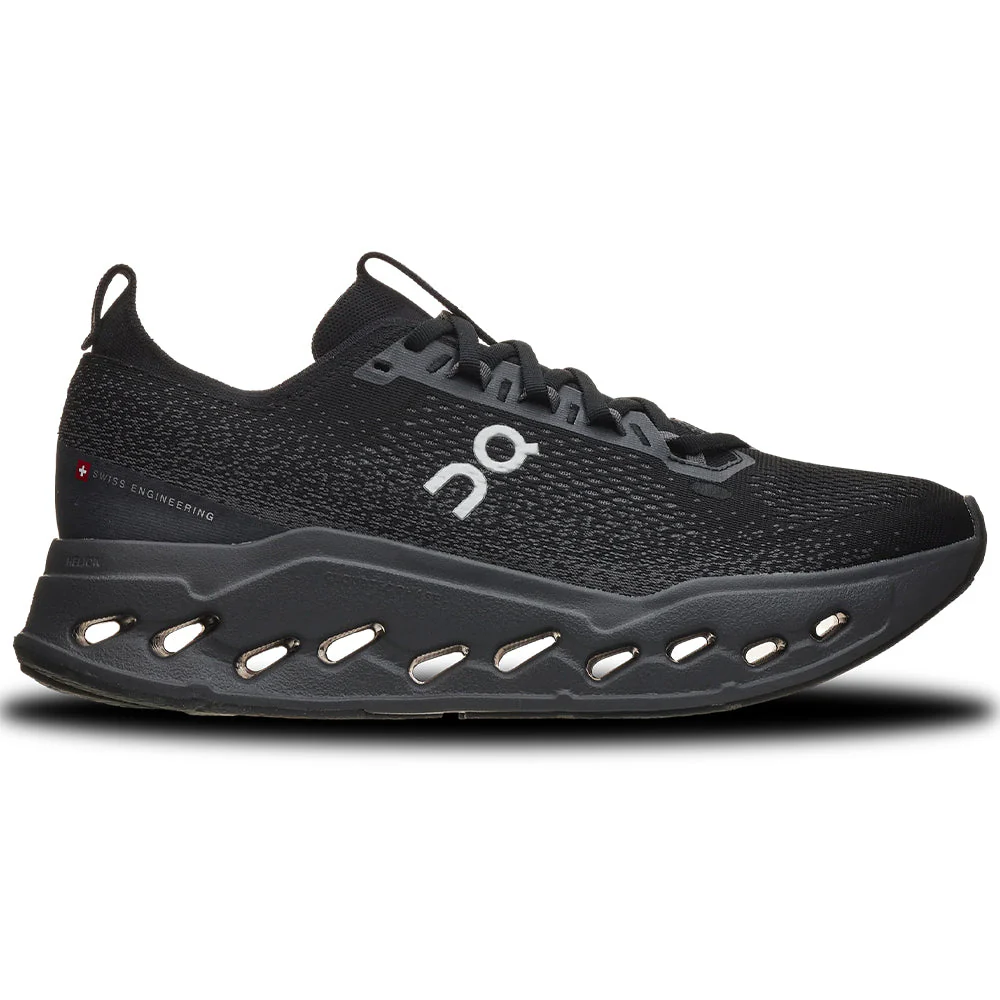 Men's On Cloudsurfer Max, Black/Eclipse, 10.5 D Medium