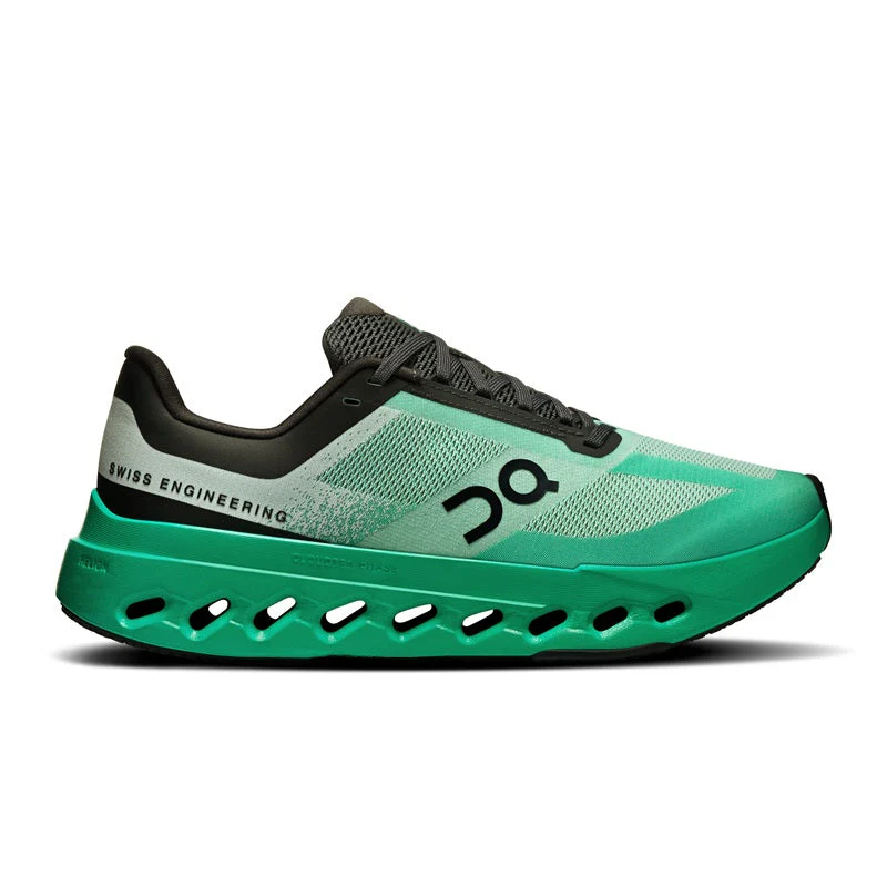 Men's On Cloudsurfer Next, Mint/Black, 7 D Medium