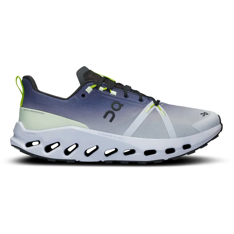 Men's On Cloudsurfer Trail Waterproof, Black/Heather, 9 D Medium