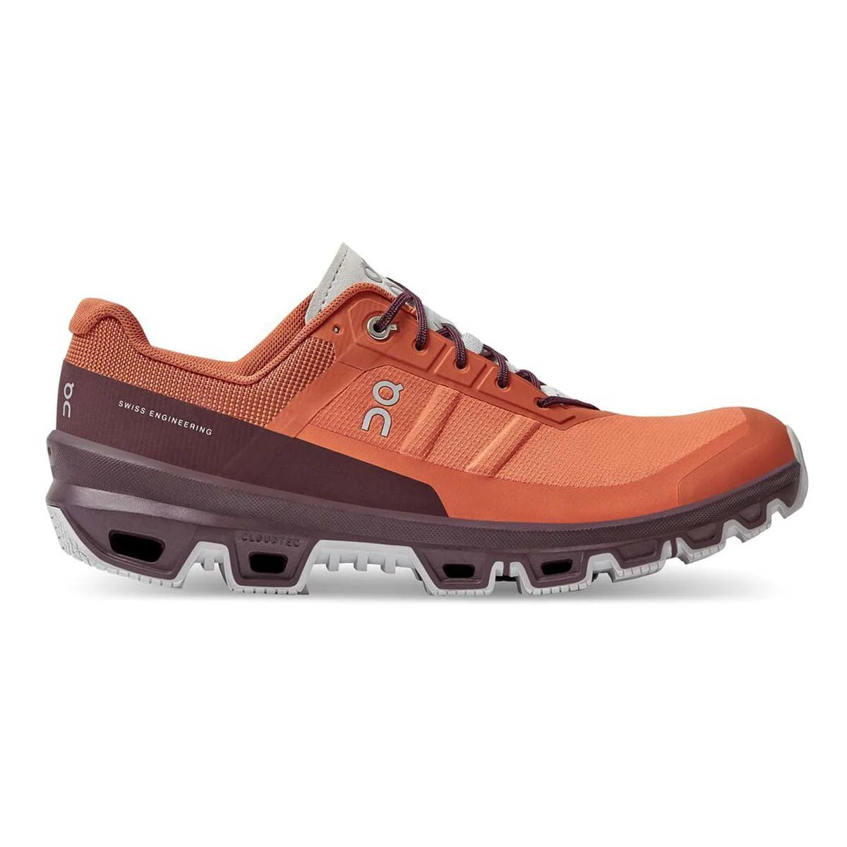 Men's On Cloudventure 3, Flare/Mulberry, 14 D Medium