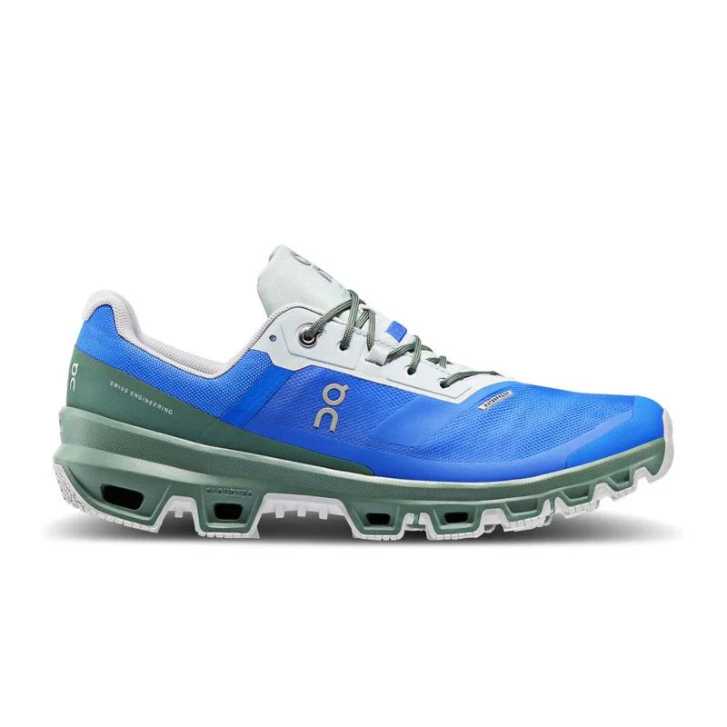 Men's On Cloudventure Waterproof 3, Cobalt/Ivy, 8.5 D Medium