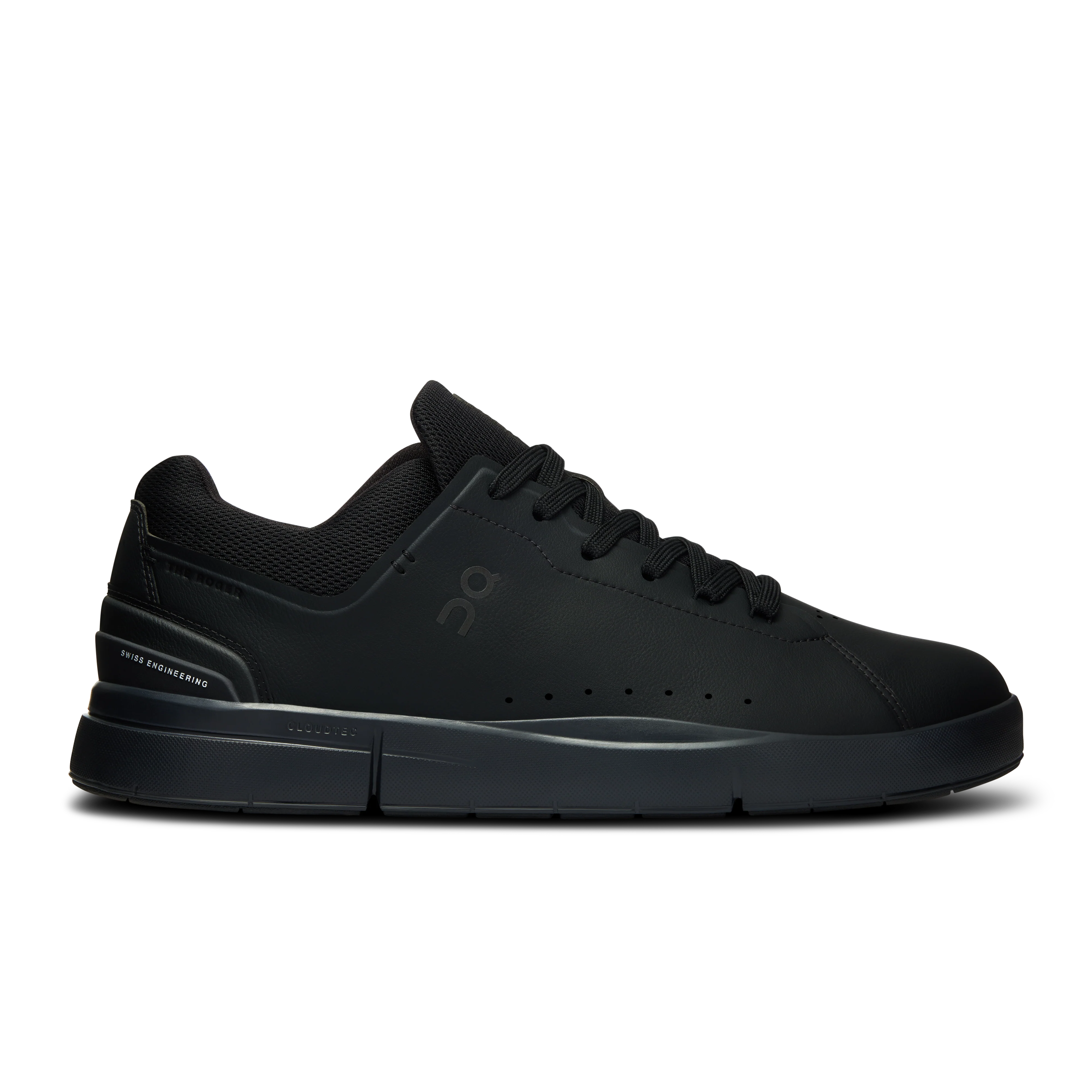 Men's On The Roger Advantage 2, All Black, 11 D Medium