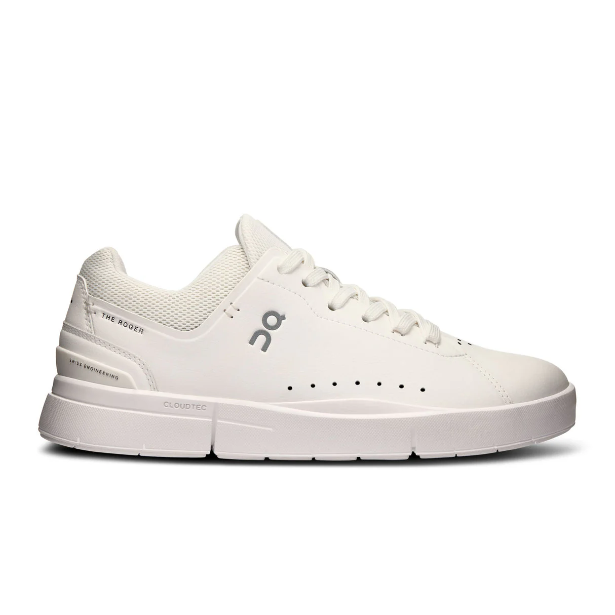 Men's On The Roger Advantage 2, White/Undyed, 10 D Medium