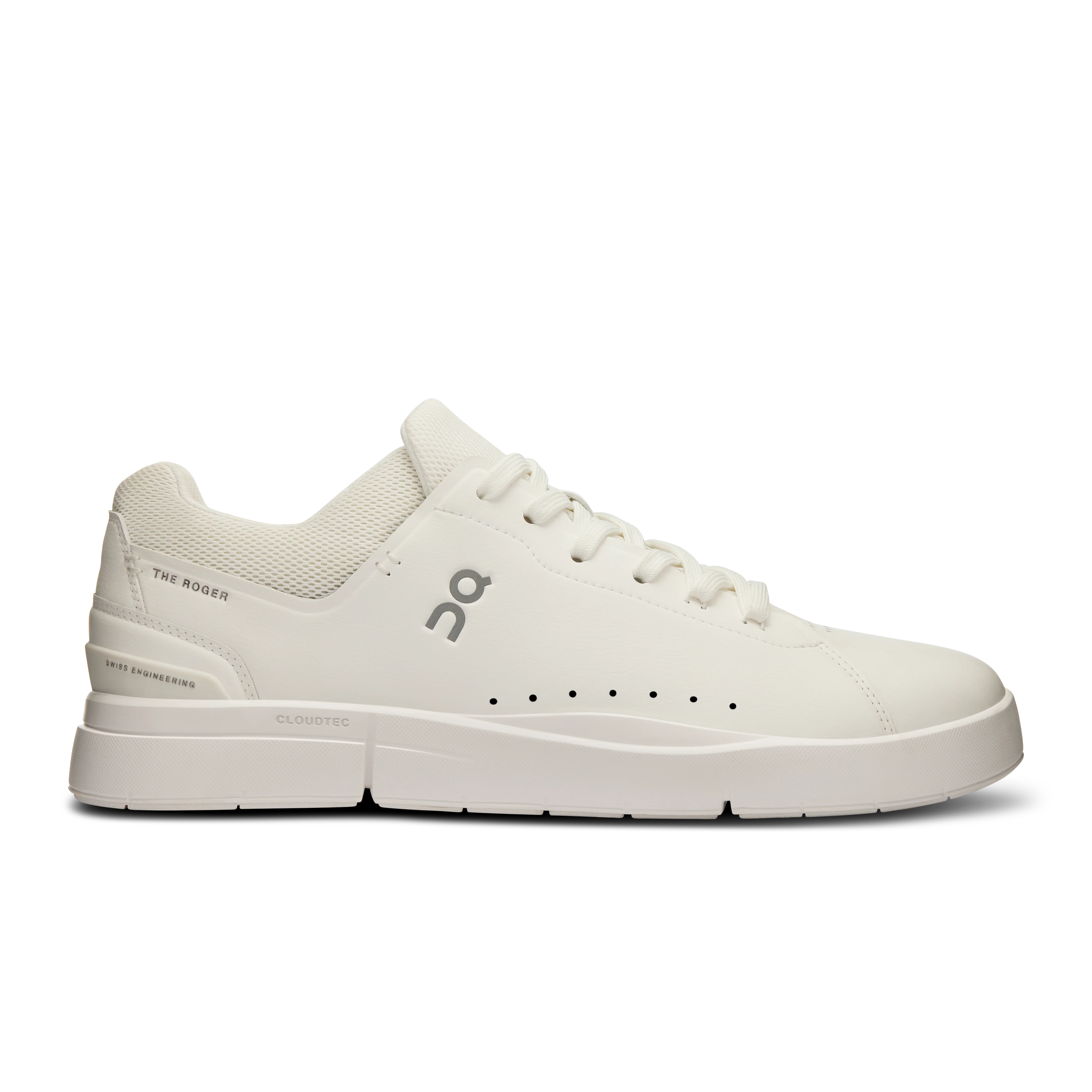 Men's On The Roger Advantage 2, All White, 12.5 D Medium