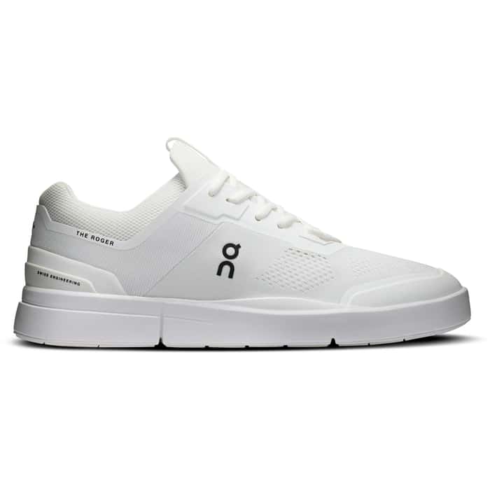 Men's On The Roger Spin 2, White/Black, 7.5 D Medium
