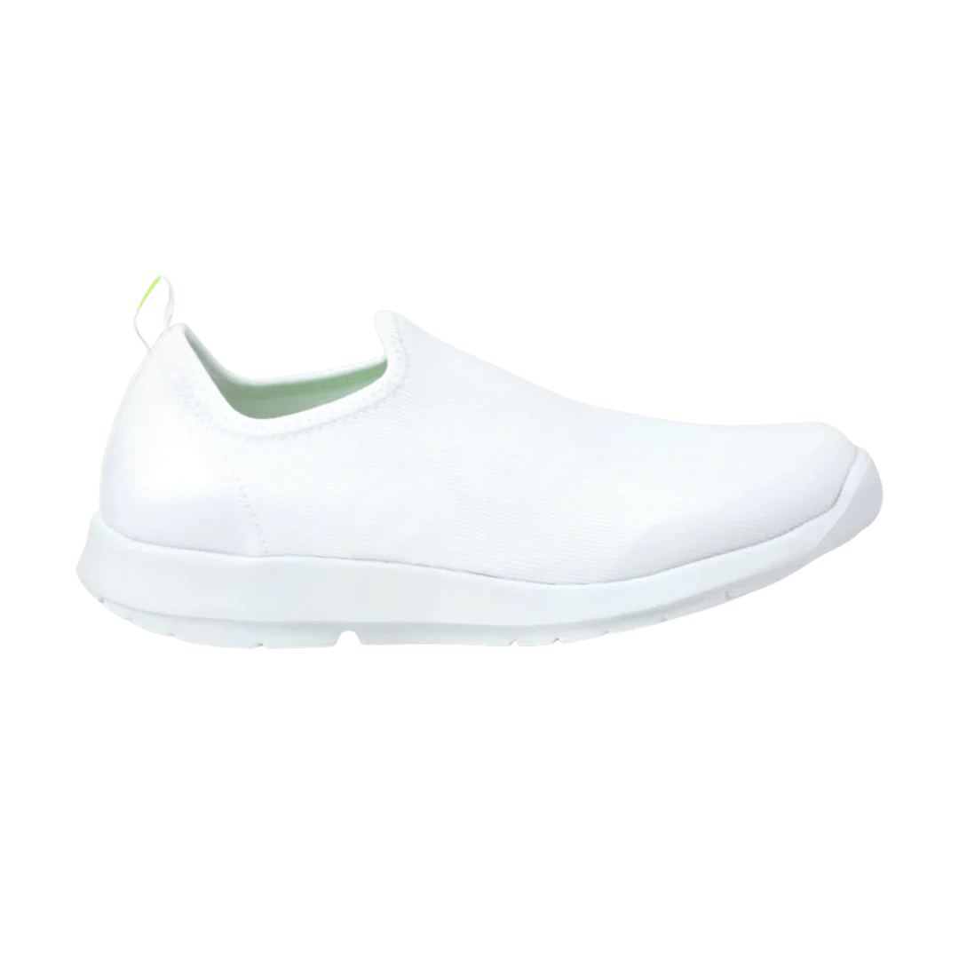 Men's OOFOS OOmg Sport, White, 10.5 D Medium