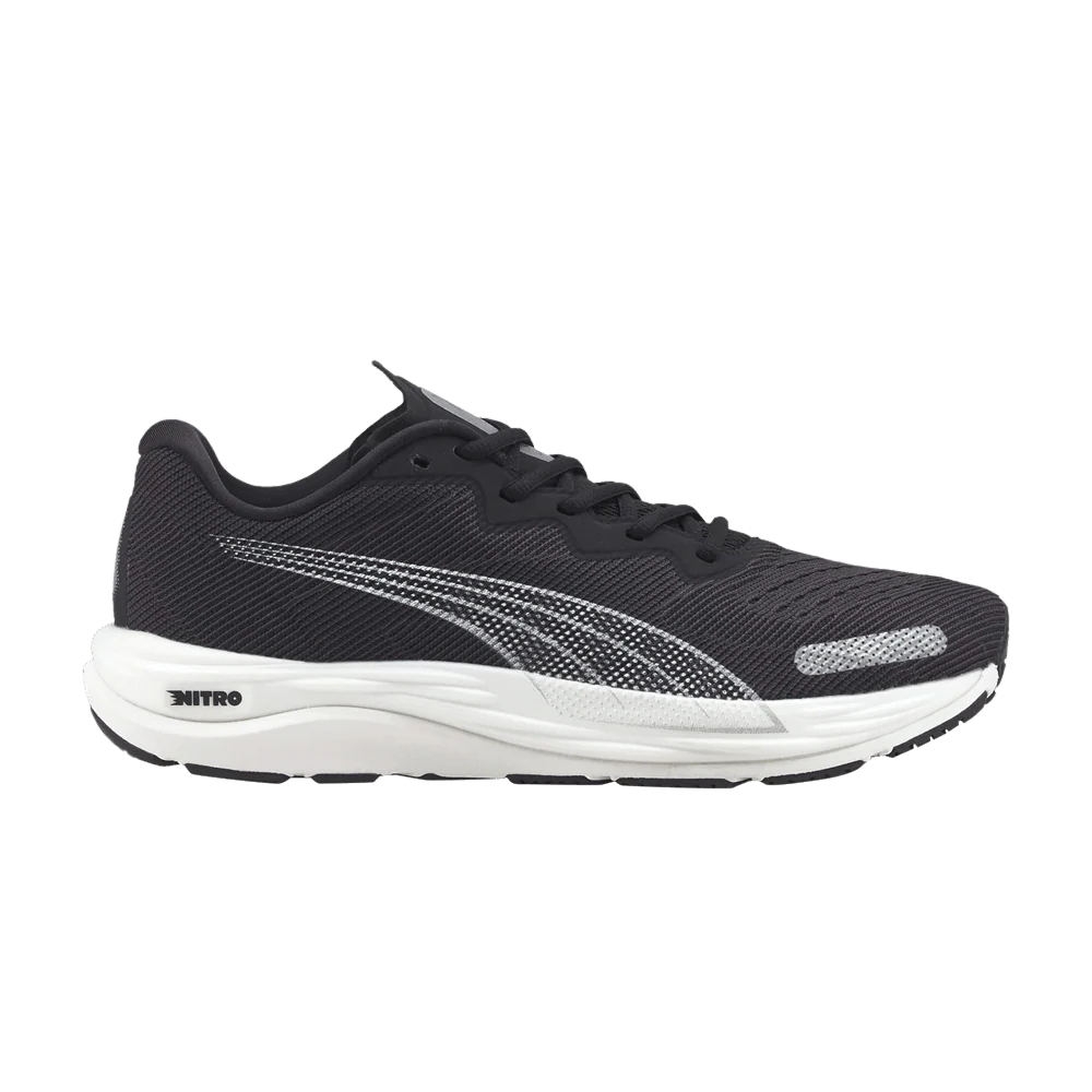 Men's Puma Velocity Nitro 2, Puma Black/Puma White, 9 D Medium