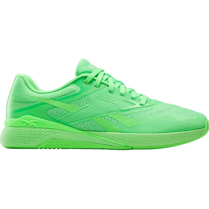Men's Reebok Nano X5, Solar Lime, 11 D Medium