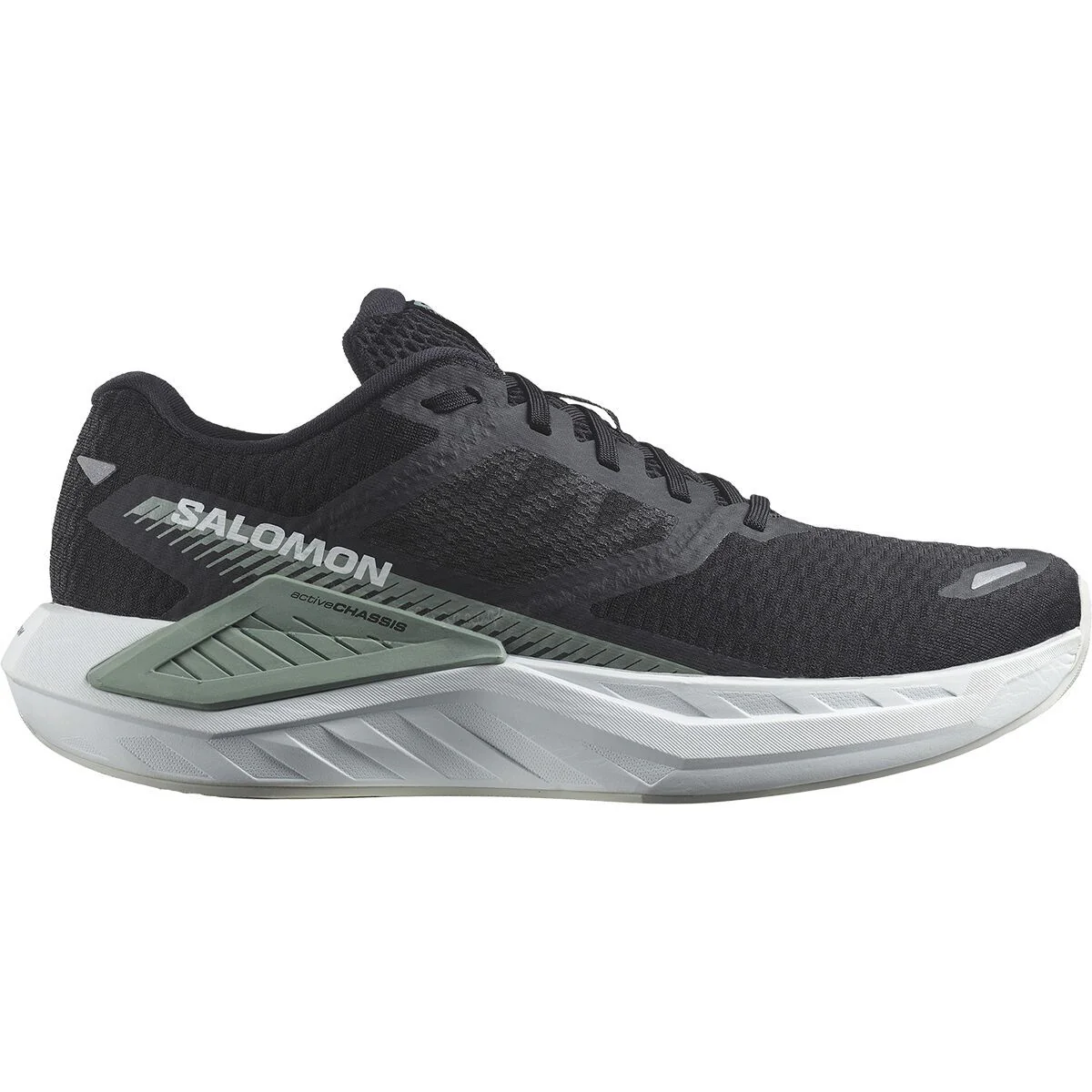 Men's Salomon DRX Defy, Black/Green Milieu/White, 11 D Medium