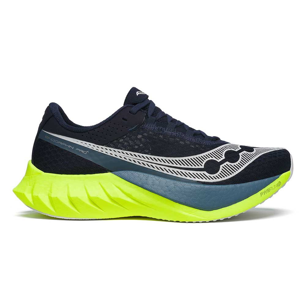 Men's Saucony Endorphin Pro 4, Navy/Citron, 9.5 D Medium