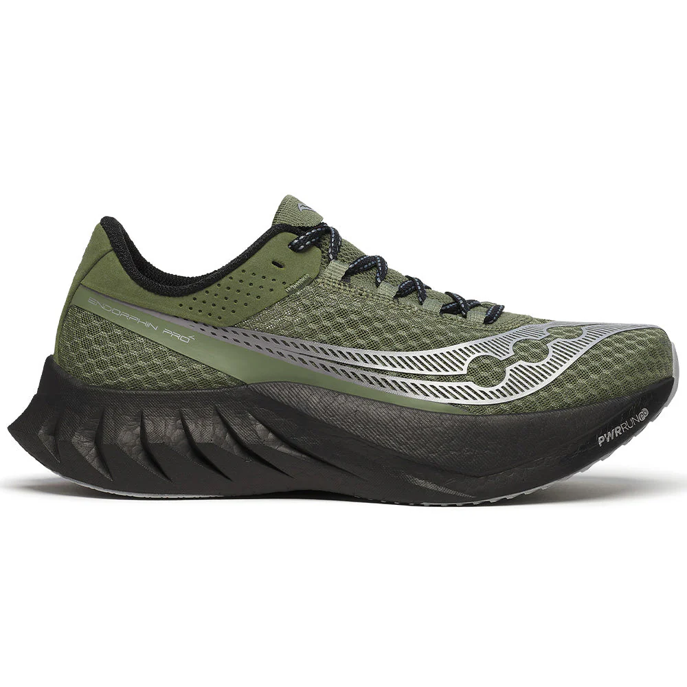 Men's Saucony Endorphin Pro 4, Olivine/Black, 11 D Medium