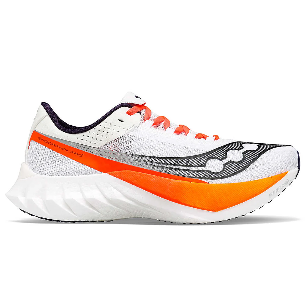 Men's Saucony Endorphin Pro 4, White/Black, 12.5 D Medium