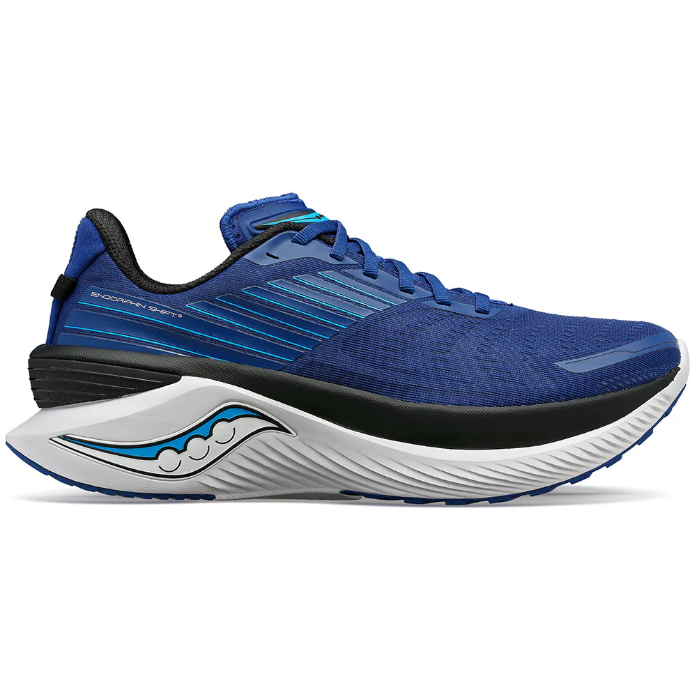 Men's Saucony Endorphin Shift 3, Indigo/Black, 10 D Medium