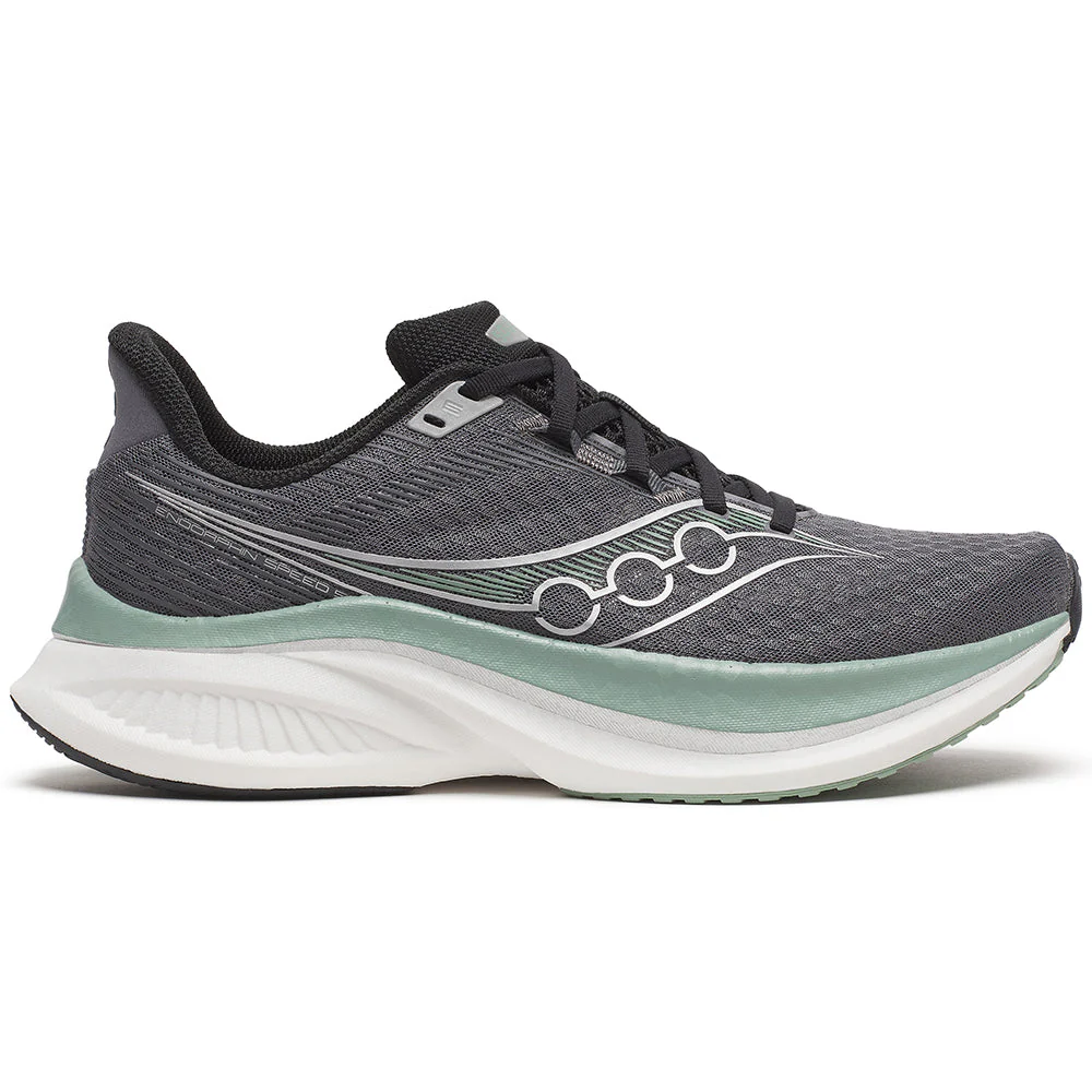 Men's Saucony Endorphin Speed 5, Carbon/Iceberg, 13 D Medium