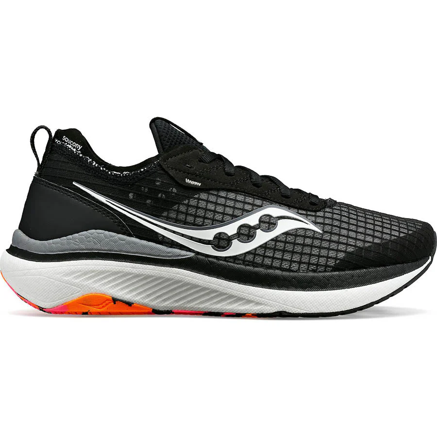 Men's Saucony Freedom Crossport, Black/Vizi, 9.5 D Medium