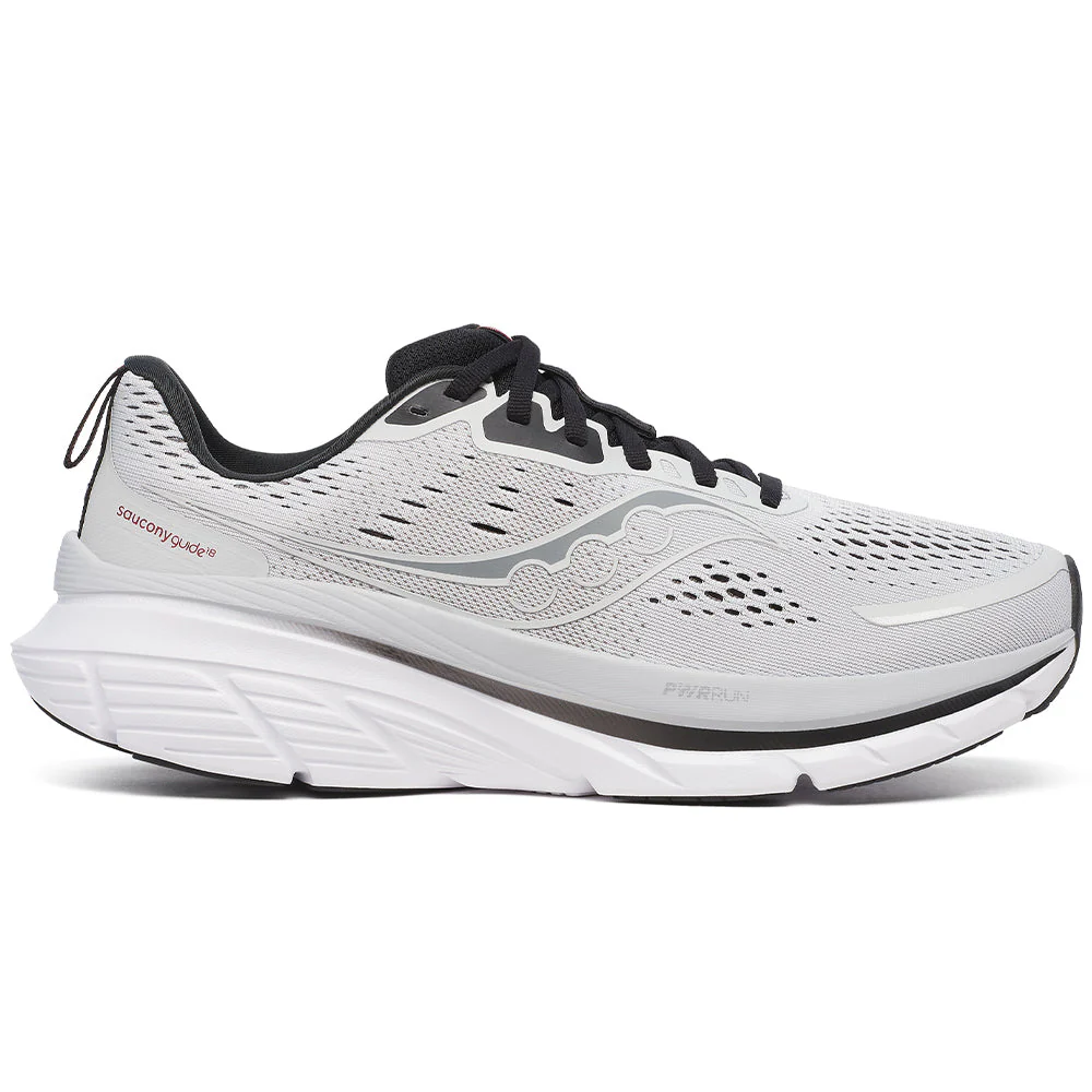 Men's Saucony Guide 18, Cloud/Black, 11.5 D Medium