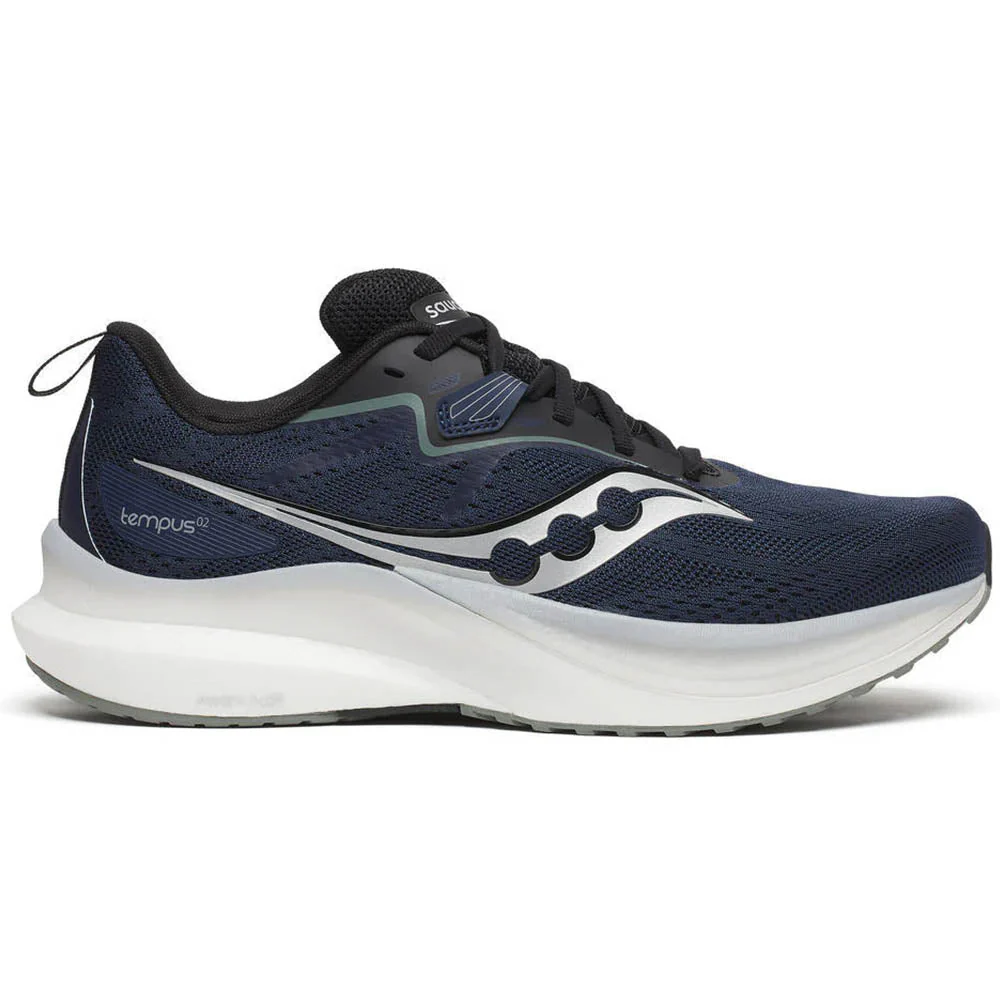 Men's Saucony Tempus 2, Navy/Black, 9.5 D Medium